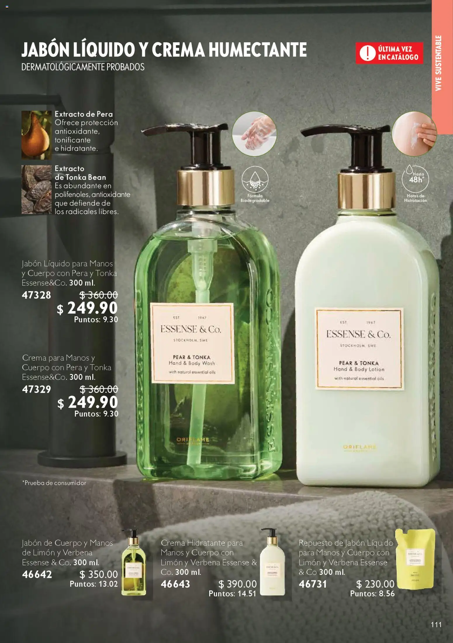 Nuevas ofertas de Oriflame válidas en toda la República Mexicana desde el 25.10.2025. ¡Encuentra las mejores ofertas en Oriflame Buen Fin! | Página: 111 | Productos: Pera, Jabón líquido, Limón, Jabón
