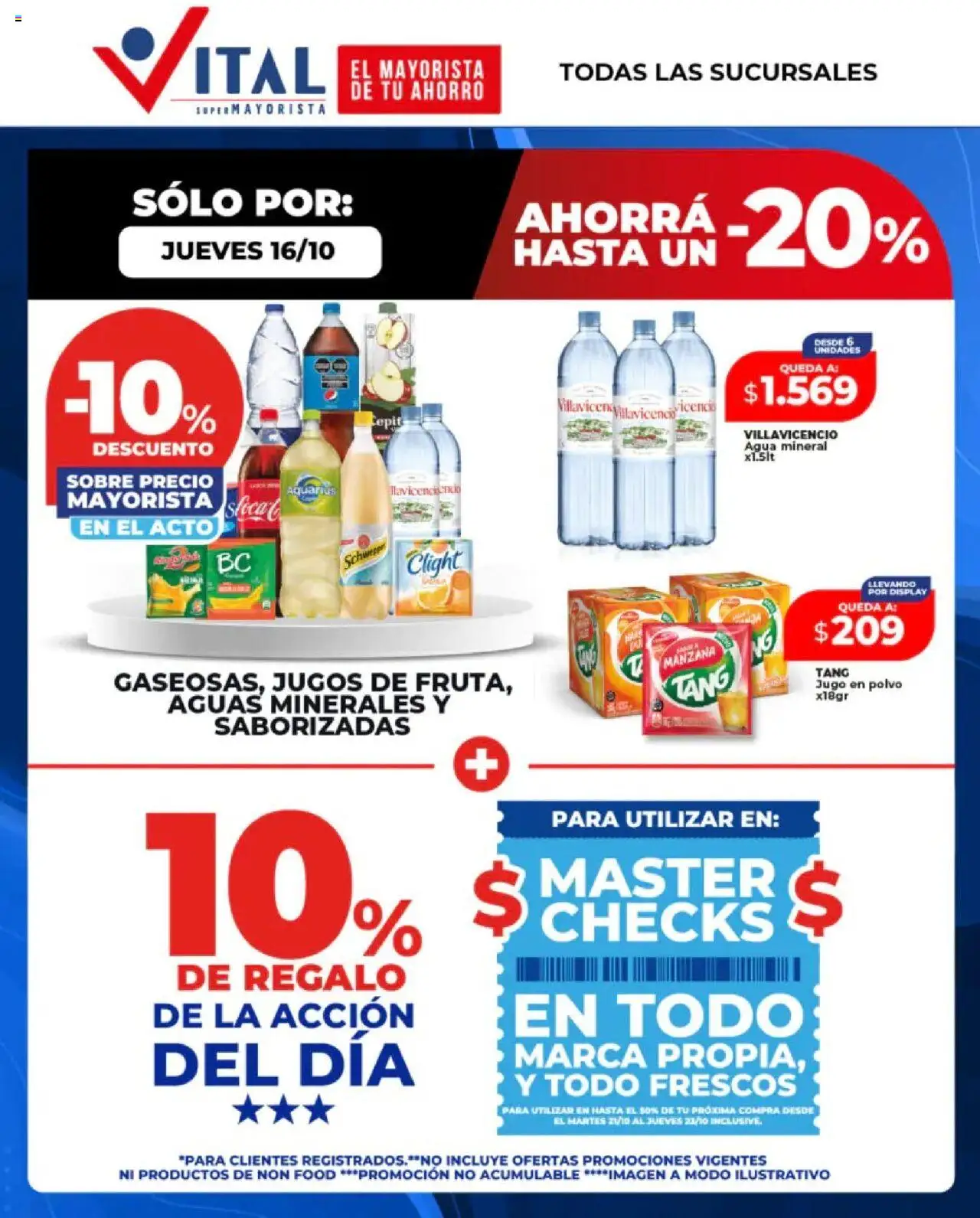 Vital - Sólo por - Posadas │ válido desde el 16.10.2025 | Página: 2 | Productos: Polvo, Manzana, Agua, Jugo