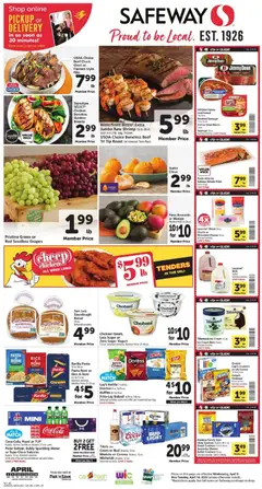 Preview of Safeway weekly ads valid from 08.04.2026 | Page: 1