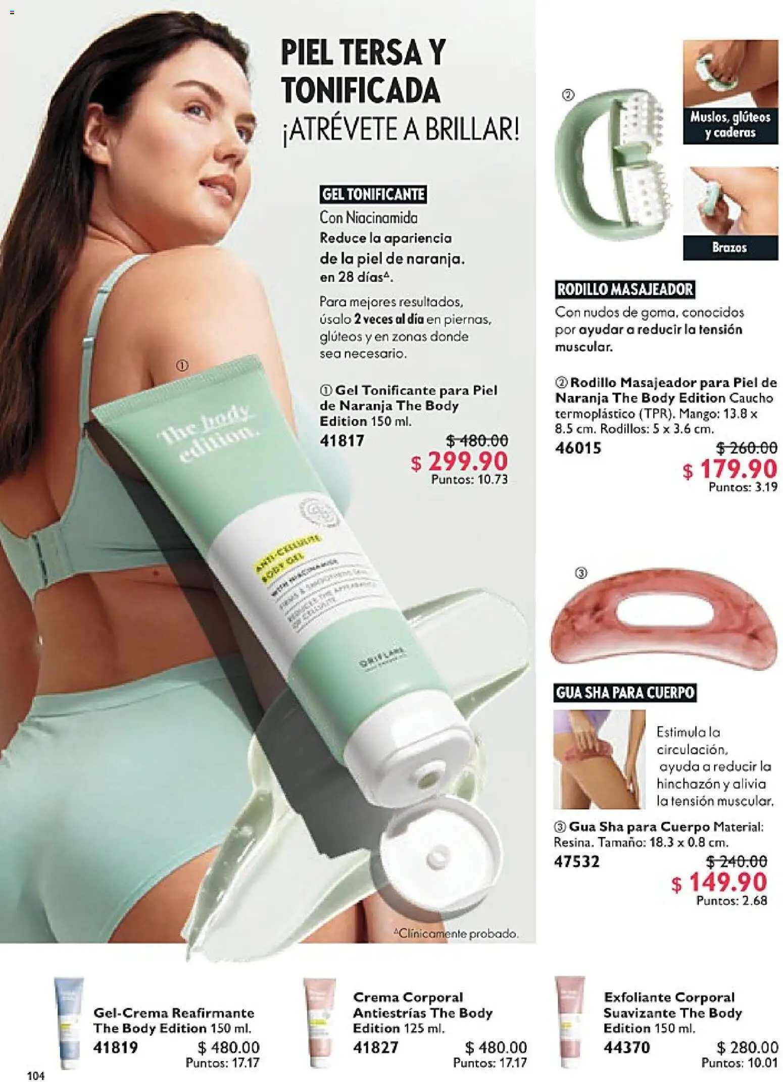 Nuevas ofertas de Oriflame válidas en toda la República Mexicana desde el 14.02.2026. ¡Encuentra las mejores ofertas en Oriflame campaña 3 2026! | Página: 104 | Productos: Crema, Exfoliante corporal, Mango, Crema corporal
