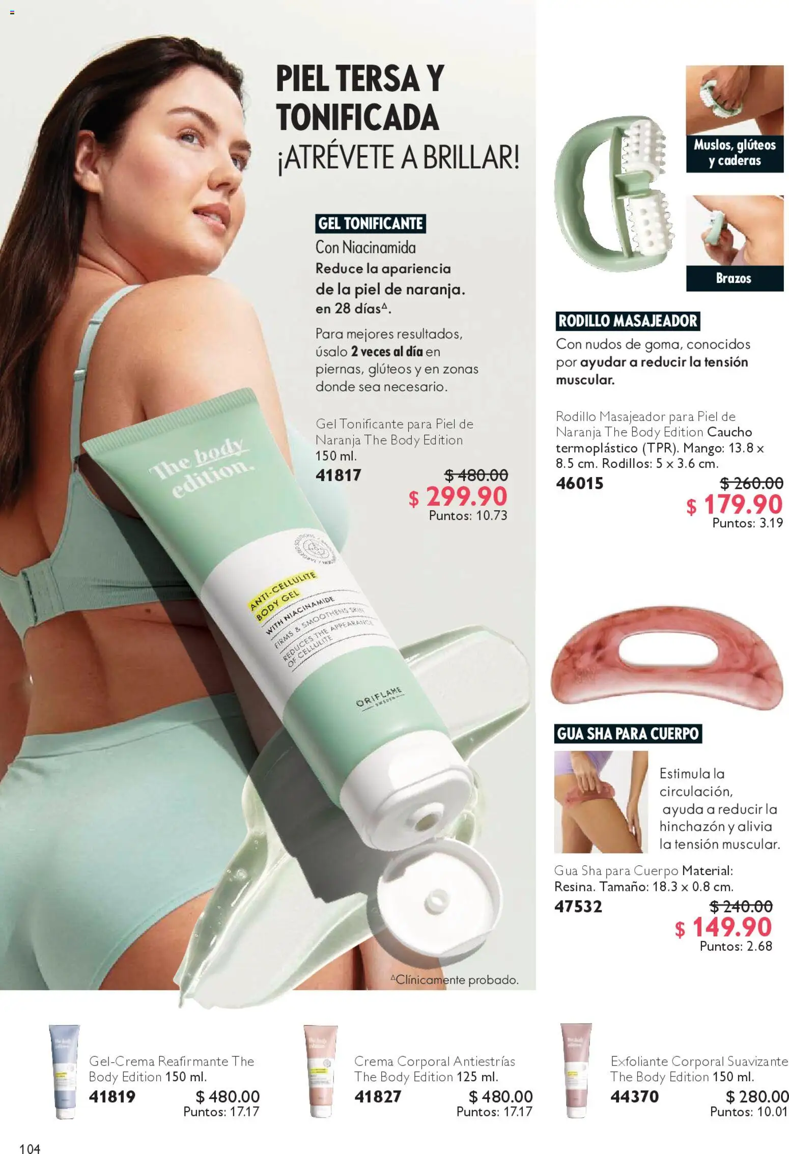 Nuevas ofertas de Oriflame válidas en toda la República Mexicana desde el 14.02.2026. ¡Encuentra las mejores ofertas en Oriflame campaña 3 2026! | Página: 104 | Productos: Mango, Suavizante, Body, Rodillo