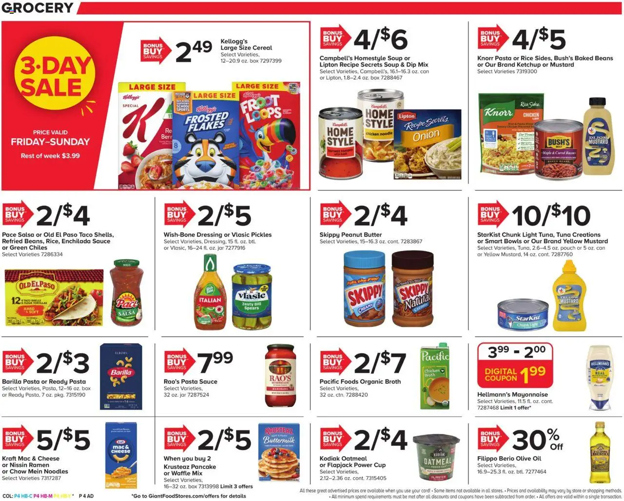 Giant Weekly Ad - valid from 01.08.2025 | Page: 9 | Products: Butter, Ketchup, Flakes, Onion