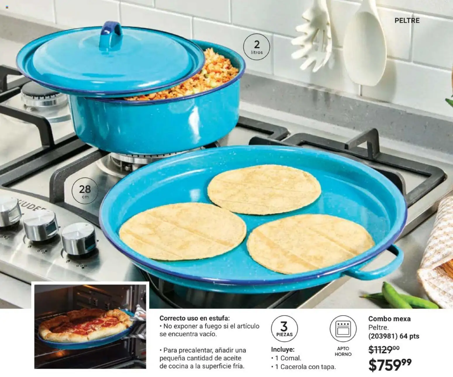 Nuevas ofertas de AVON válidas en toda la República Mexicana desde el 10.01.2026. ¡Encuentra las mejores ofertas en AVON Casa & Estilo 2 2026! | Página: 73 | Productos: Horno, Aceite, Cacerola, Cocina