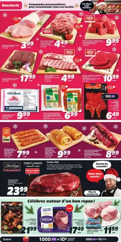 Preview of IGA weekly flyer / circulaire from shop IGA valid from 25.12.2025 | Page: 4 | Products: Beef, Chair, Chicken, Pork