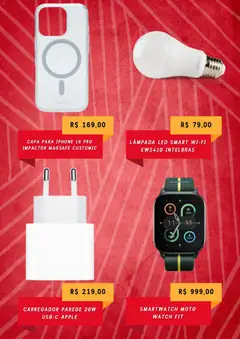 Claro - Ofertas atuais - Pré-Visualização do folheto da loja Claro, válido de 01.12.2025 | Página: 4 | Produtos: Lâmpada, Iphone, Smartwatch, Lâmpada led
