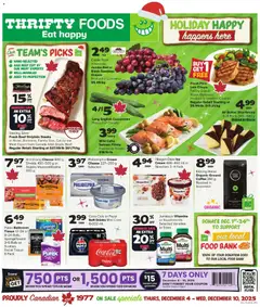 Preview of Thrifty Foods weekly flyer / circulaire from shop Thrifty Foods valid from 04.12.2025