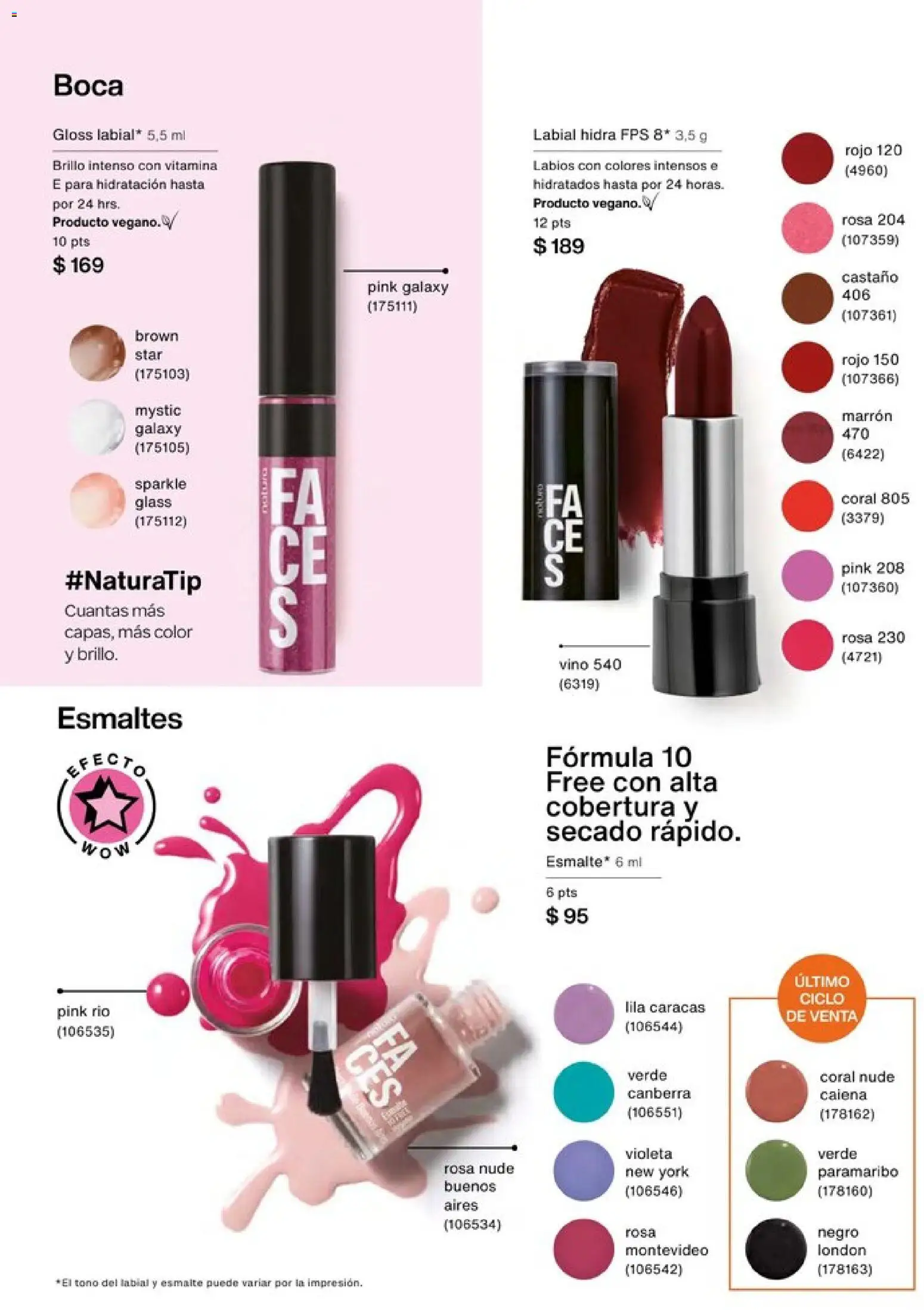 Nuevas ofertas de Natura válidas en toda la República Mexicana desde el 20.12.2025. ¡Encuentra las mejores ofertas en Natura campaña 1 2026! | Página: 71 | Productos: Brillo, Vino