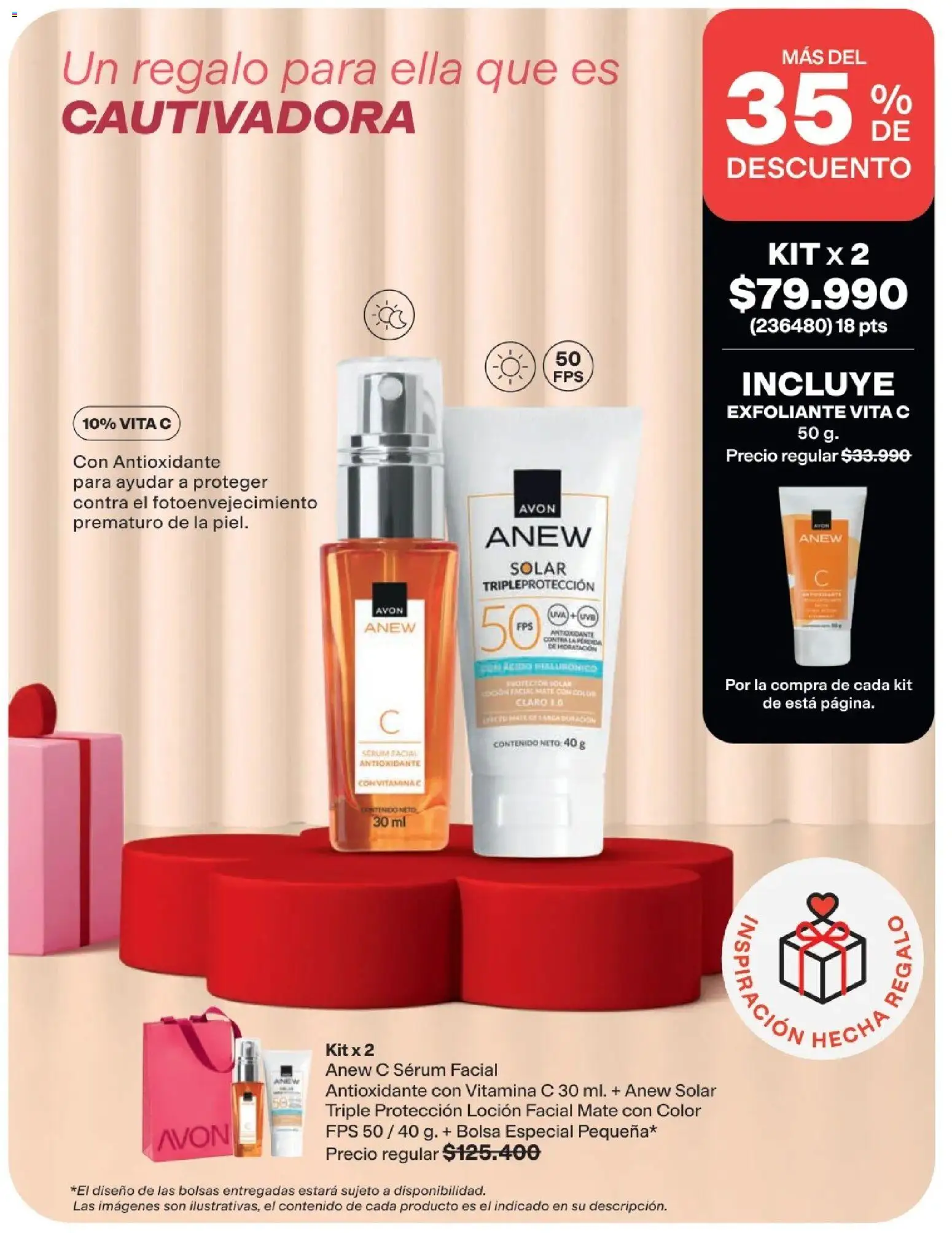 Avon revista - valida desde el 25.03.2026 | Página: 19 | Productos: Bolsa, Serum, Loción