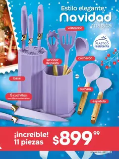 Vista previa de Fuller campaña 16 2025, nuevo folleto de la tienda, válido en México a partir del 12.11.2025 | Página: 193 | Productos: Espátula, Pasta, Cucharón, Cuchara