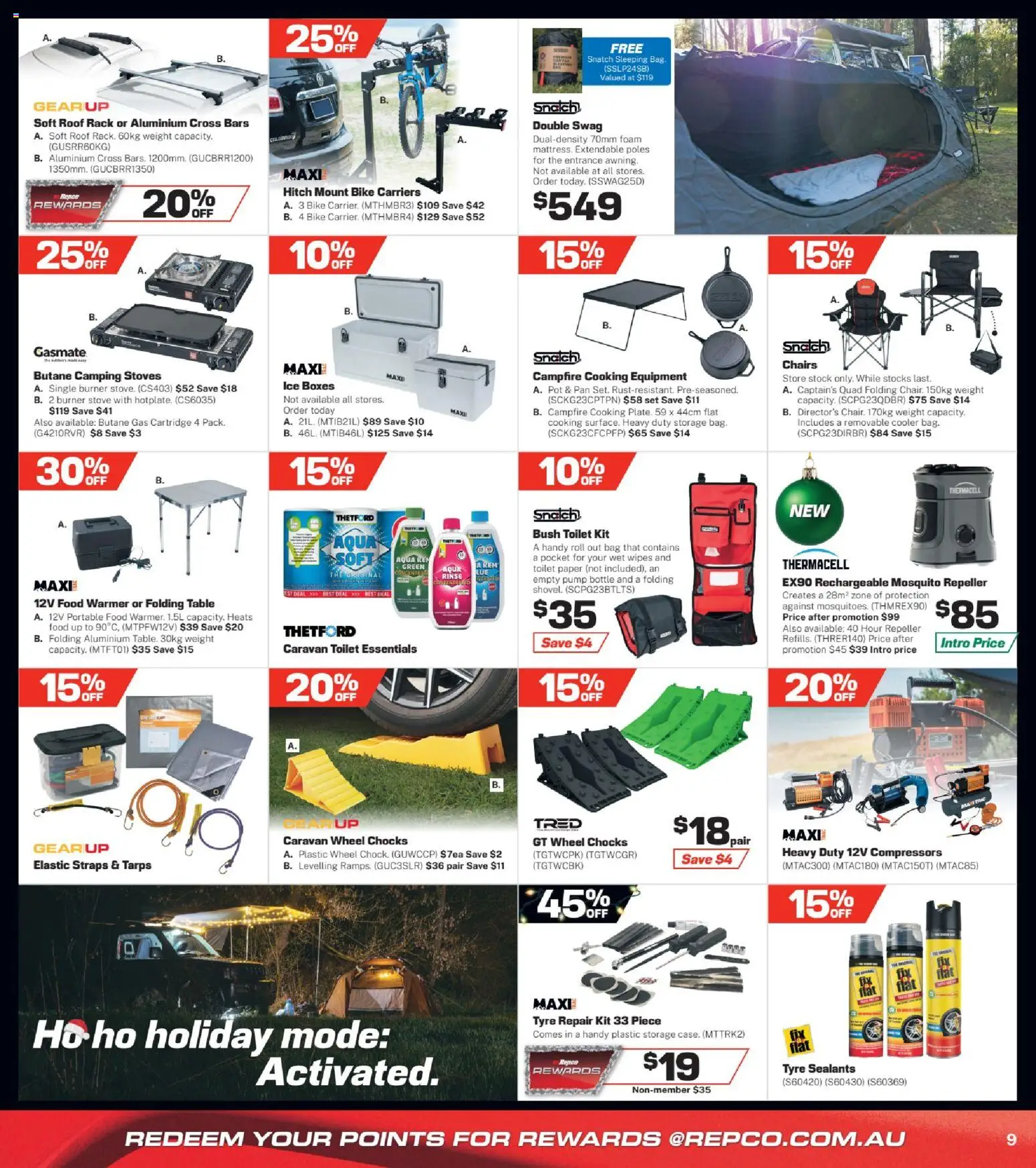 Repco catalogue - valid from 10.12.2025 | Page: 9 | Products: Toilet, Toilet paper, Portable, Weight