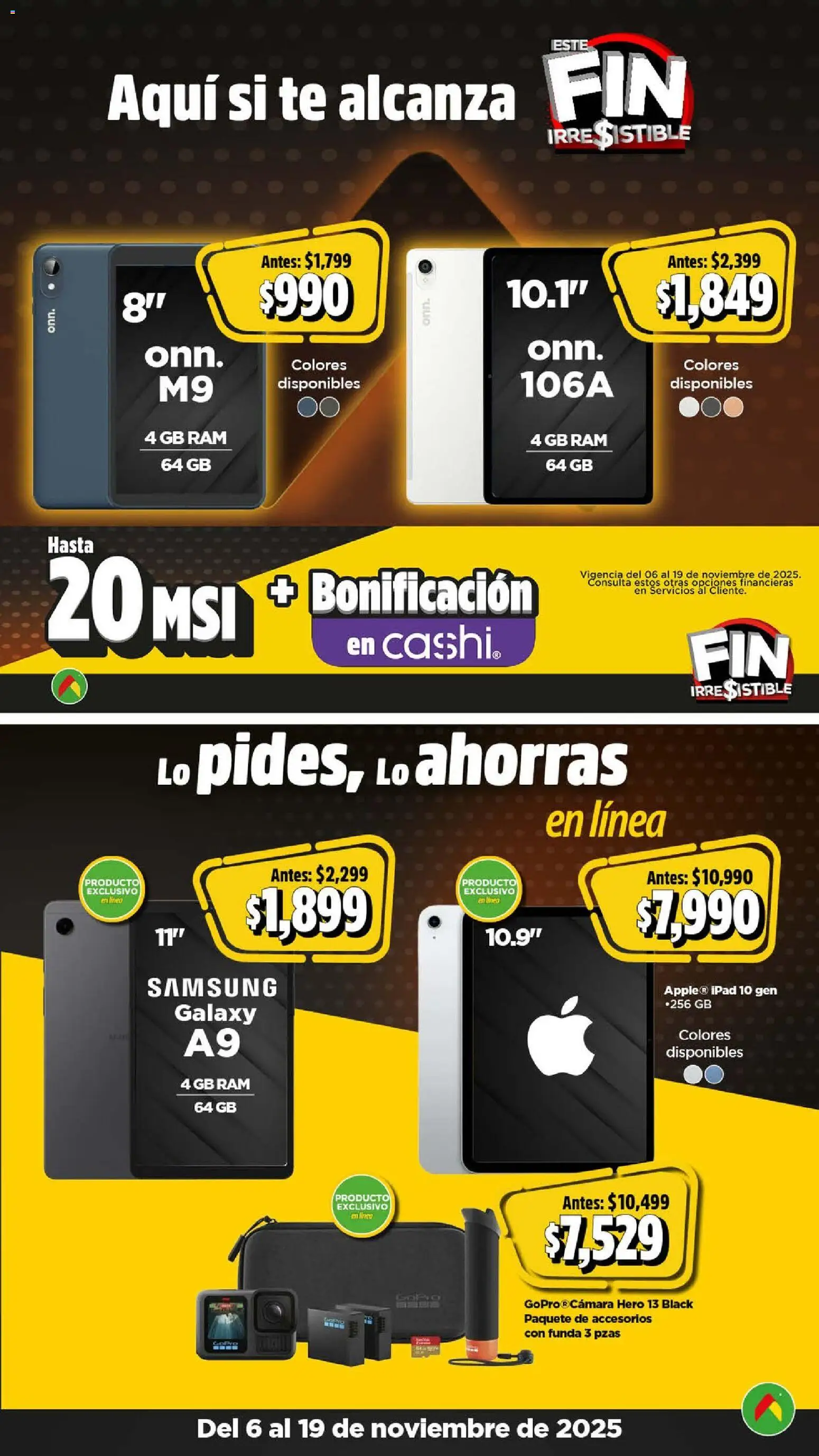 Nuevas ofertas de Bodega Aurrerá válidas en toda la República Mexicana desde el 06.11.2025. ¡Encuentra las mejores ofertas en Bodega Aurrerá Buen Fin ! | Página: 11 | Productos: Funda, Té