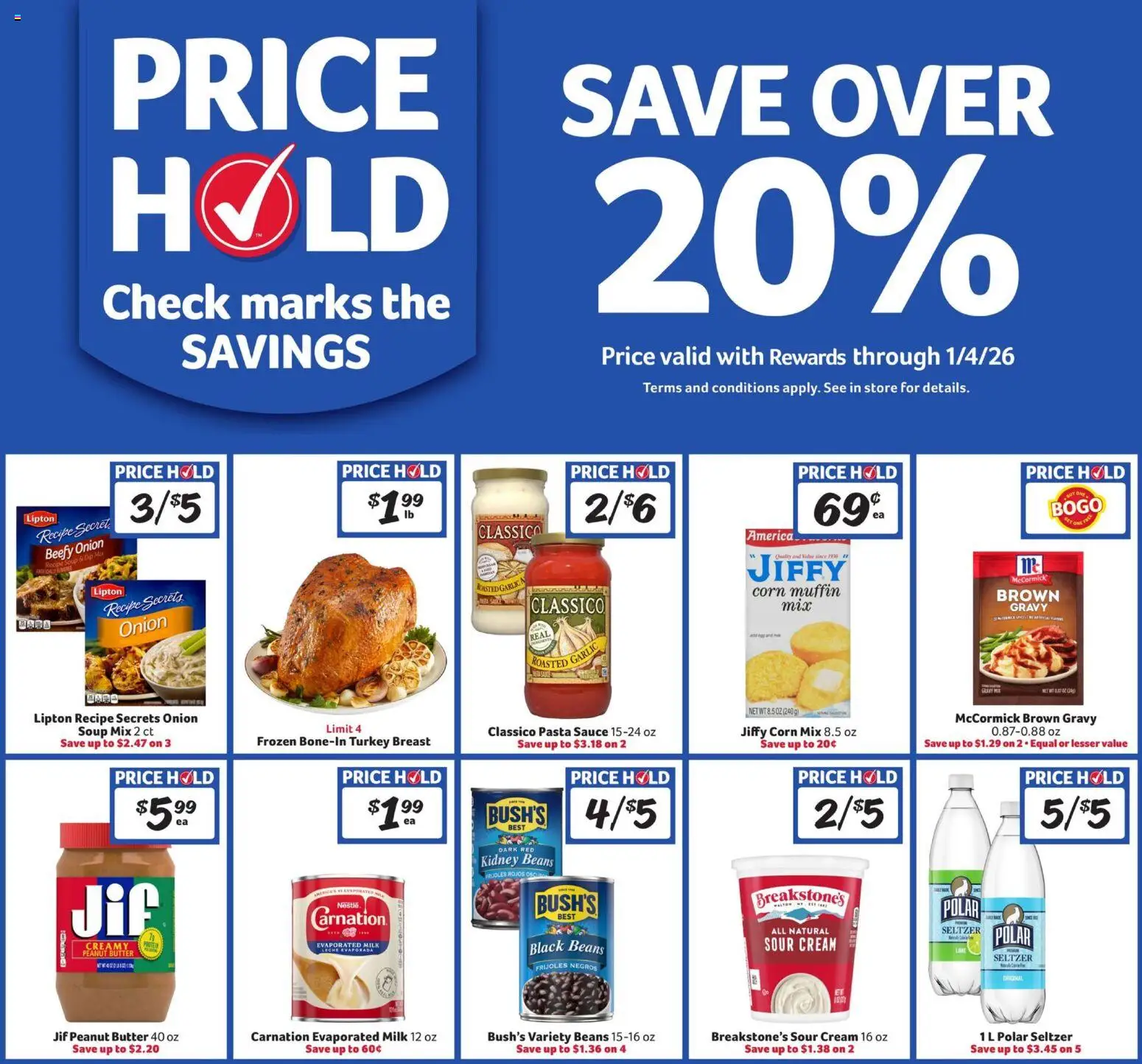 Winn Dixie Weekly Circular - GA - valid from 28.11.2025 | Page: 3 | Products: Pasta, Cream, Sauce, Onion