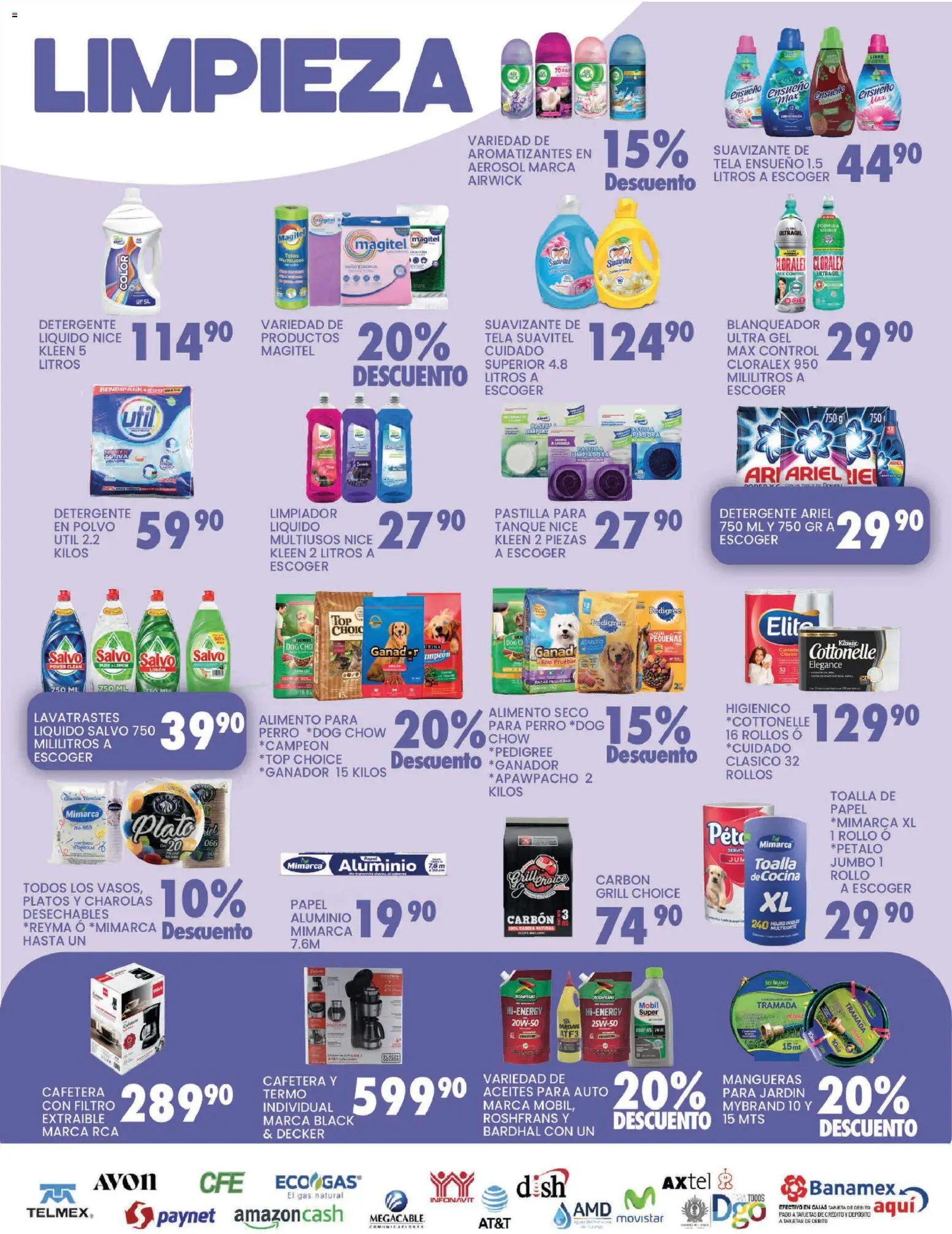 Nuevas ofertas de Alsuper válidas en toda la República Mexicana desde el 03.03.2026. ¡Encuentra las mejores ofertas en Alsuper folleto Durango! | Página: 5 | Productos: Detergente, Suavizante, Polvo, Termo