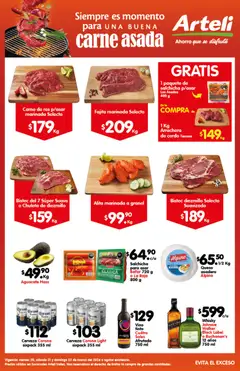 Vista previa de Arteli folleto Carne Valles, nuevo folleto de la tienda, válido en México a partir del 20.03.2026