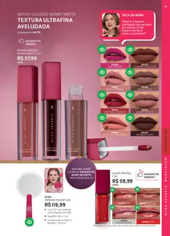 Eudora - Revista 6/2026 - Pré-Visualização do folheto da loja Eudora, válido de 01.04.2026 | Página: 35 | Produtos: Hibisco, Batom, Espelho, Cabo