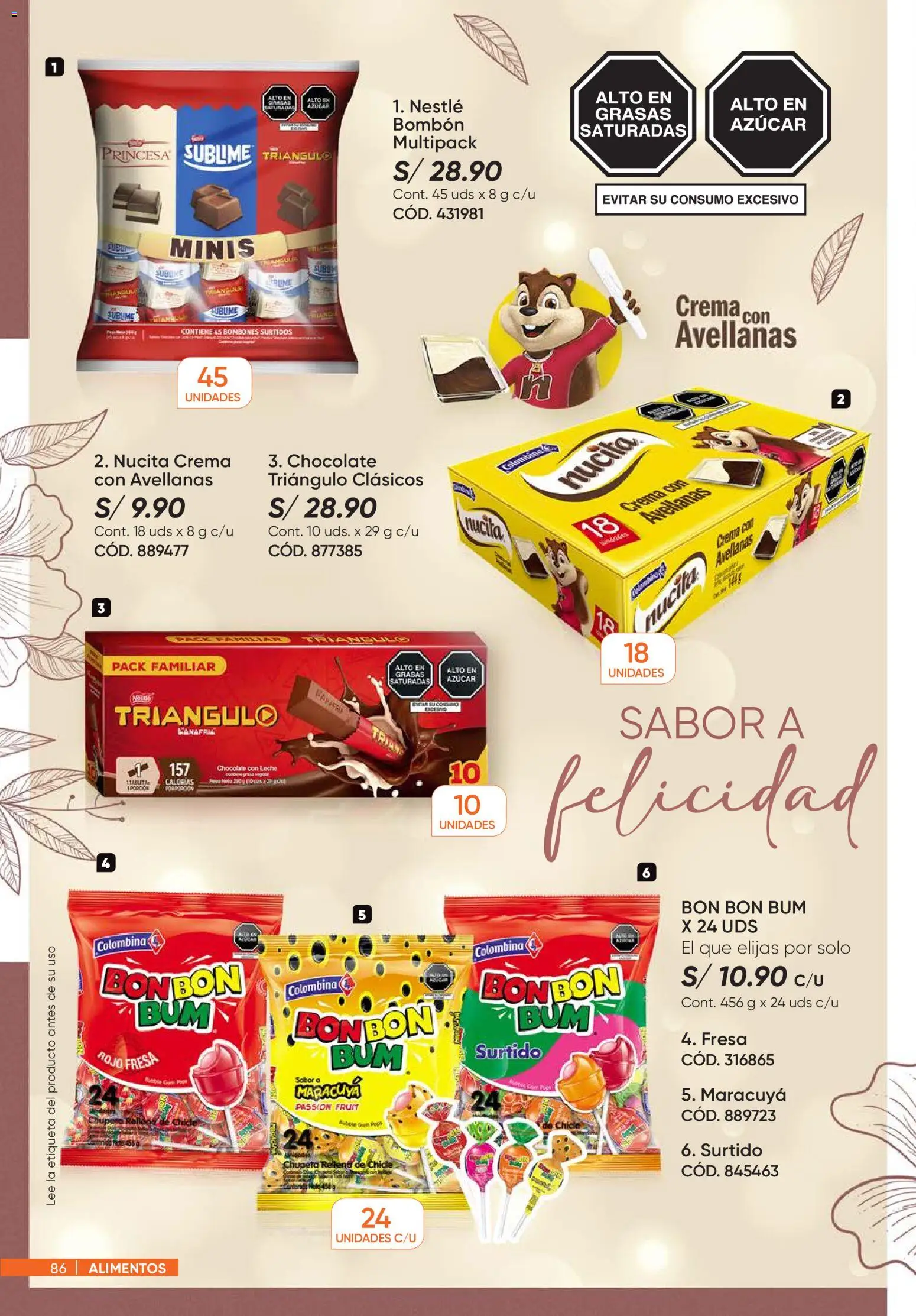 Catálogo Azzorti válido desde 14.04.2026 | Página: 86 | Productos: Leche, Chocolate, Crema