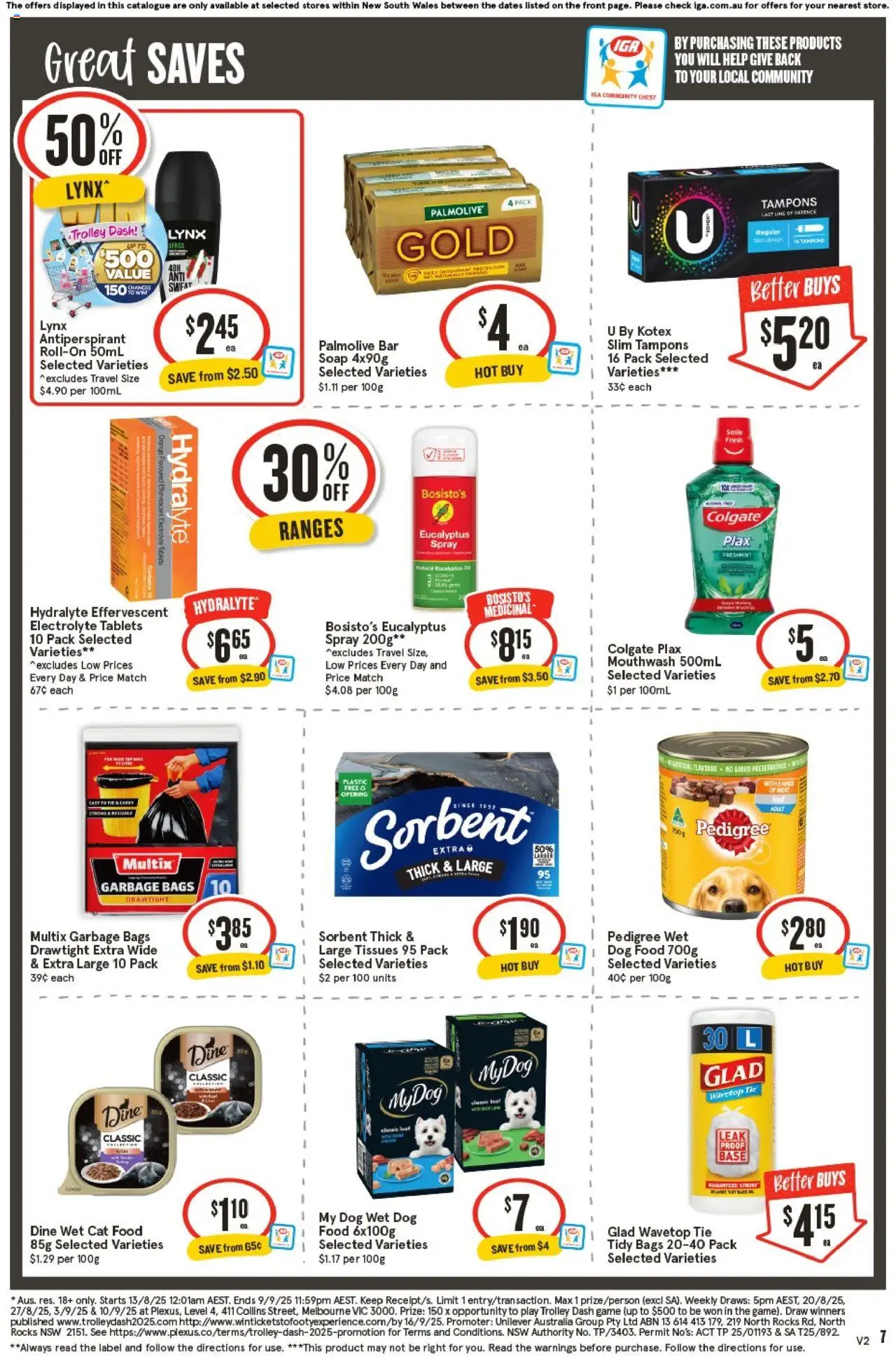 IGA catalogue - valid from 20.08.2025 | Page: 7 | Products: Lamb, Passionfruit, Pies, Fridge