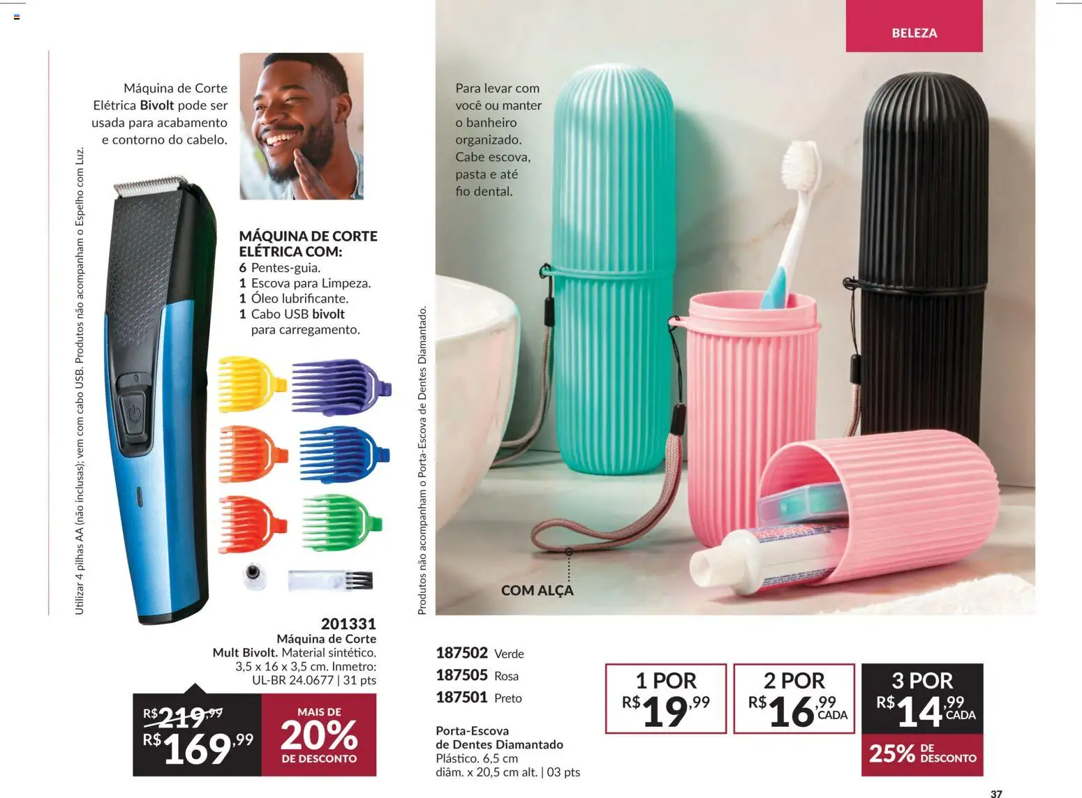 Avon Folheto - válido de 29.10.2025 | Página: 37 | Produtos: Pilhas, Óleo, Espelho, Pasta