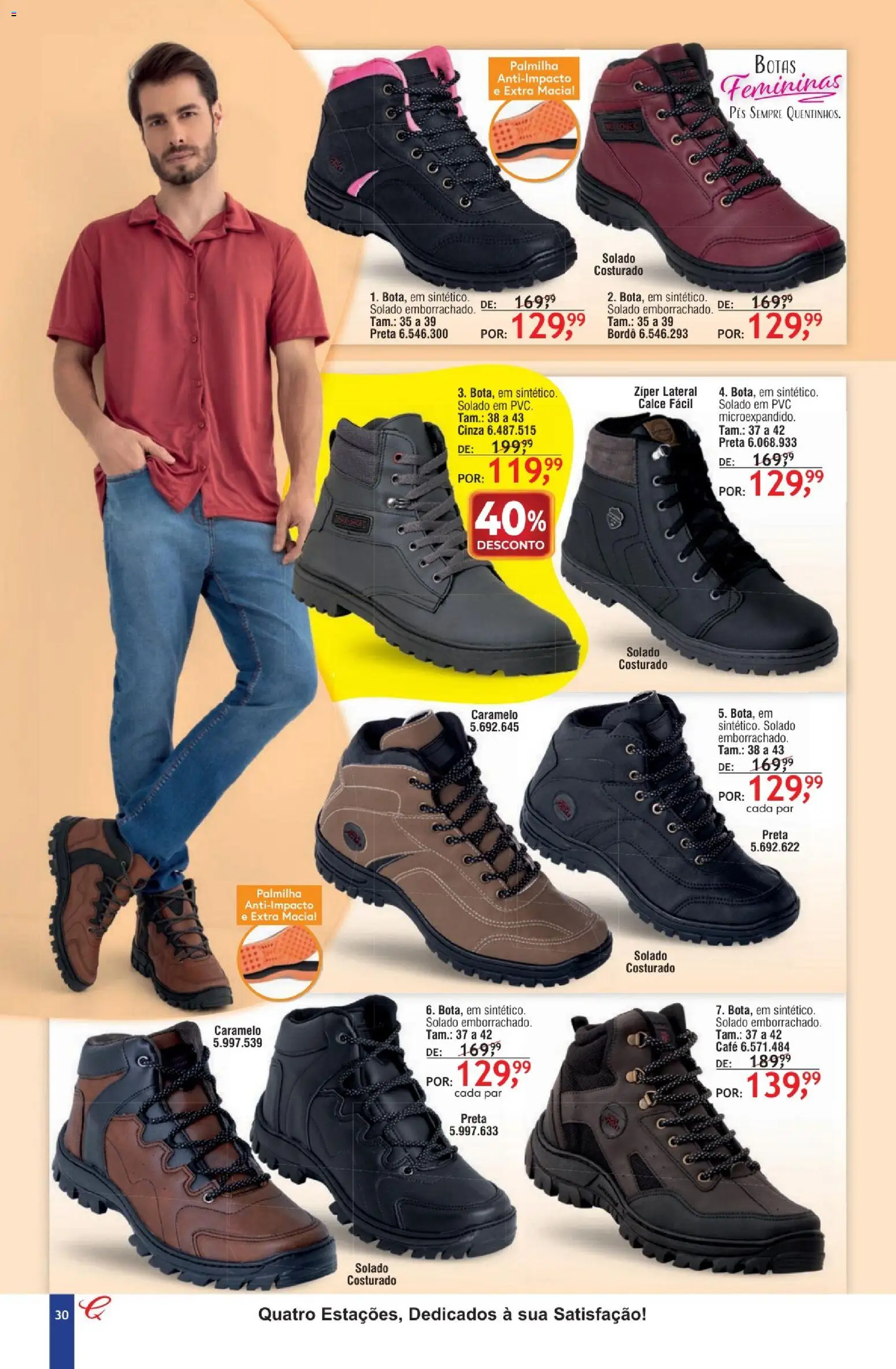 Quatro Estações Folheto - válido de 01.05.2026 | Página: 26 | Produtos: Café, Botas, Palmilha