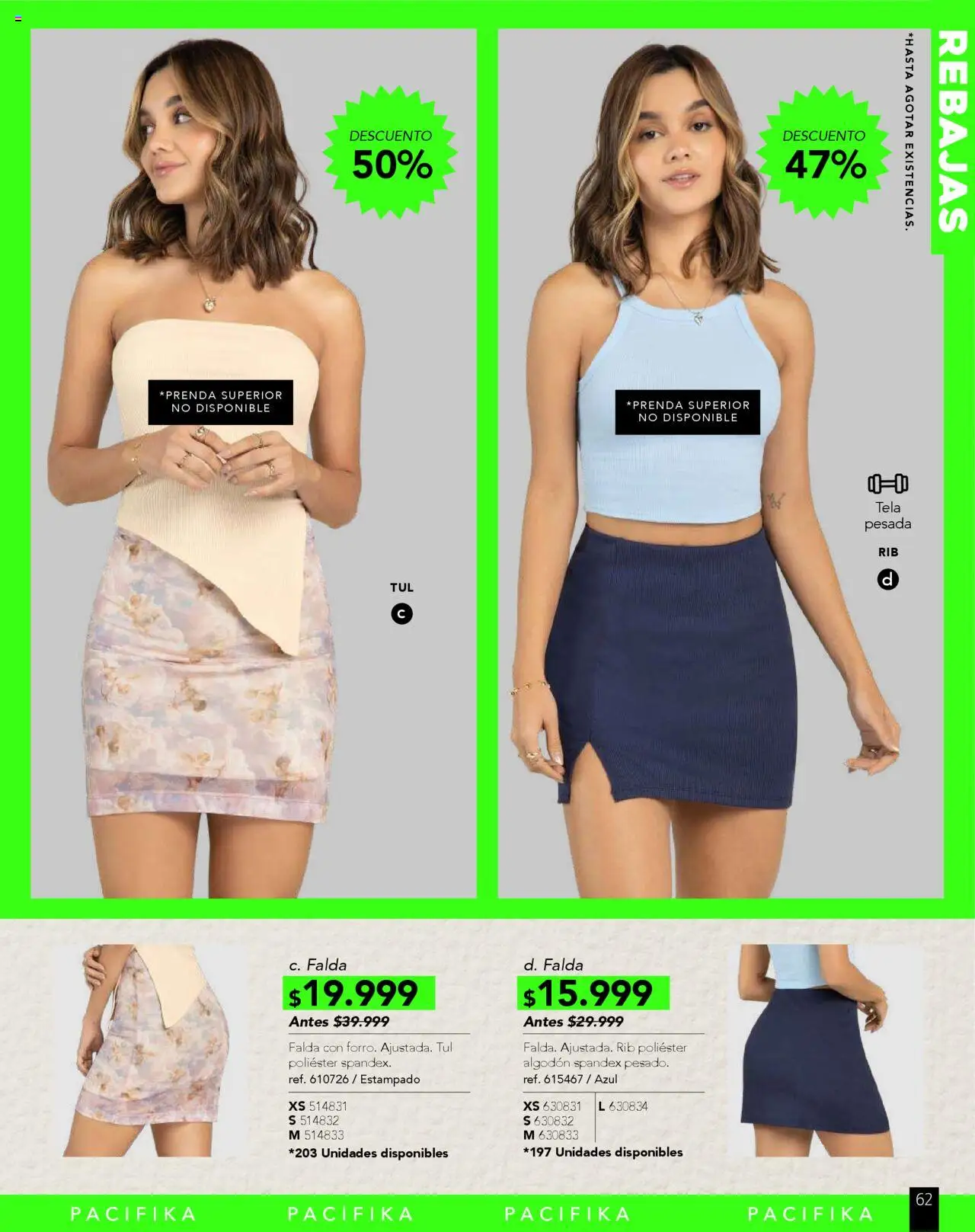 Pacifika revista - valida desde el 25.09.2025 | Página: 269 | Productos: Algodón, Falda