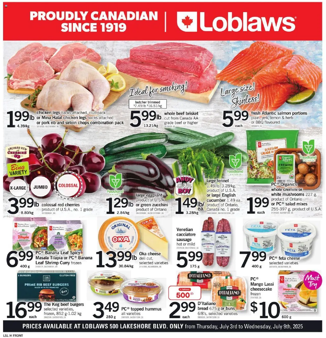 Loblaws flyer valid from 03.07.2025 | Page: 1