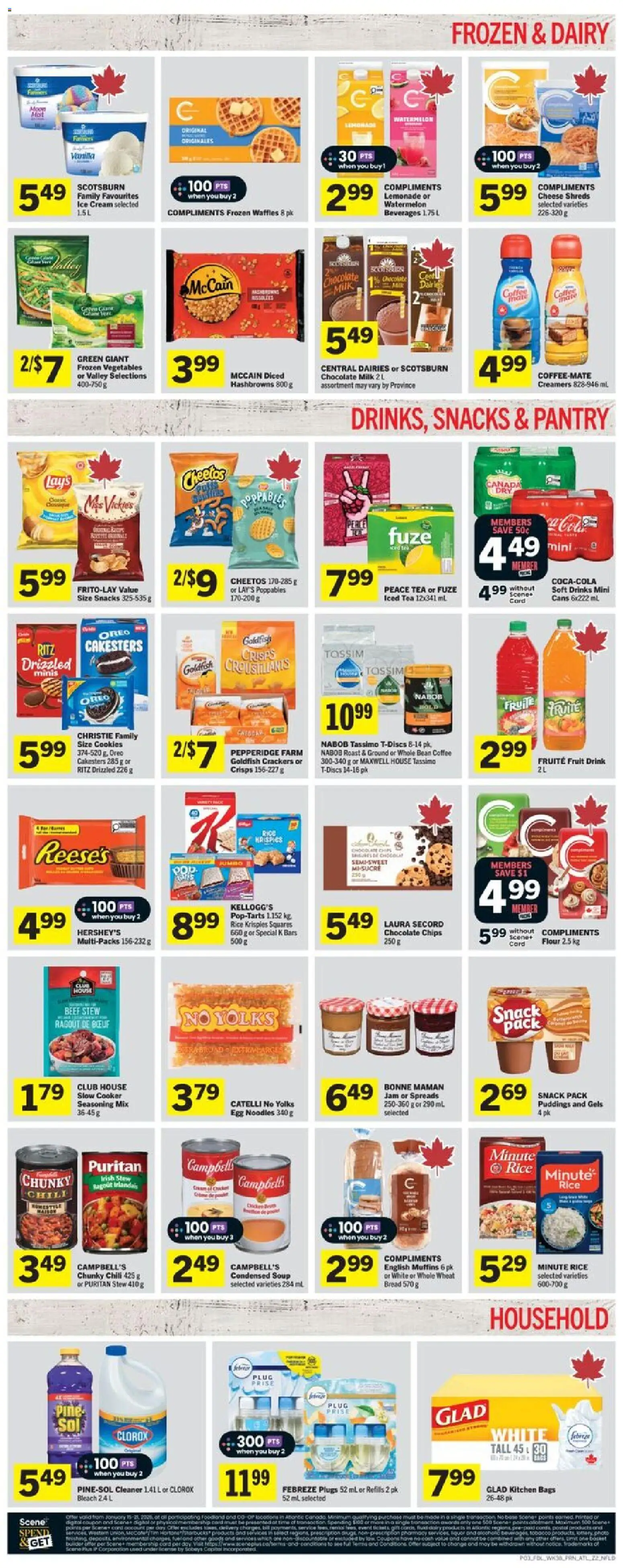 Foodland flyer valid from 15.01.2026 | Page: 4 | Products: Rice, Tea, Bread, Coffee