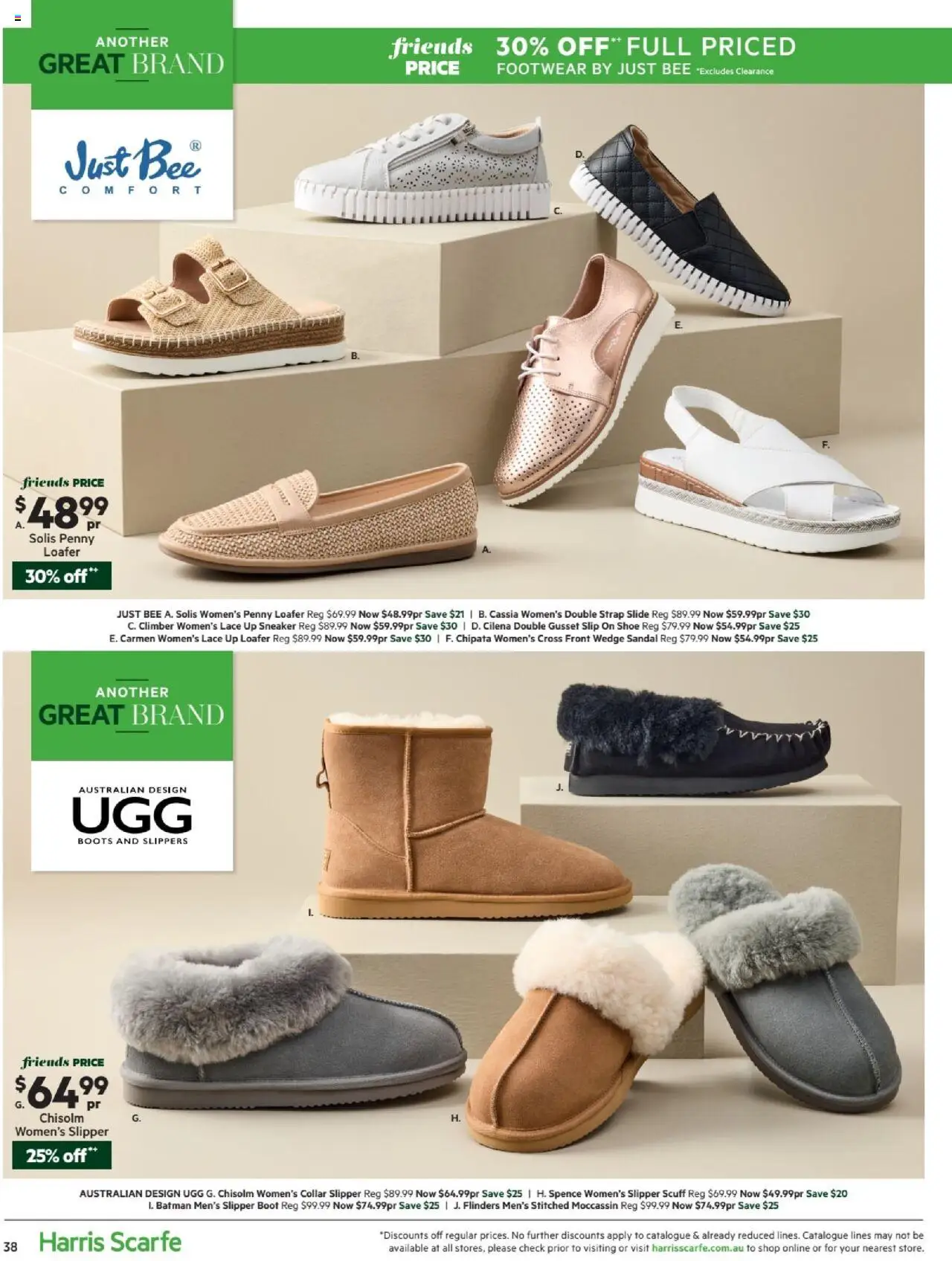 Harris Scarfe catalogue - valid from 13.10.2025 | Page: 38 | Products: Slip, Boots, Slippers