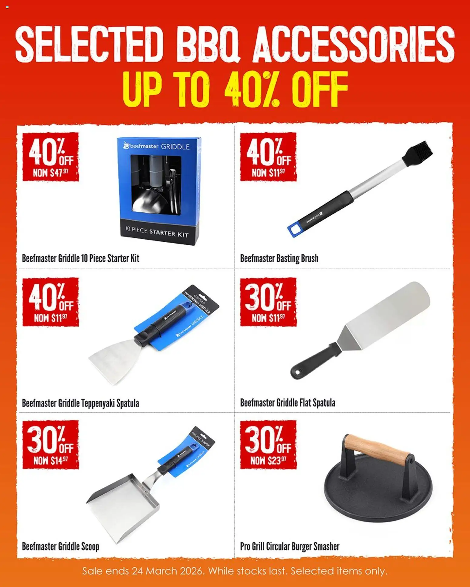 Barbeques Galore catalogue - valid from 05.03.2026 | Page: 4 | Products: Brush, Accessories, Grill