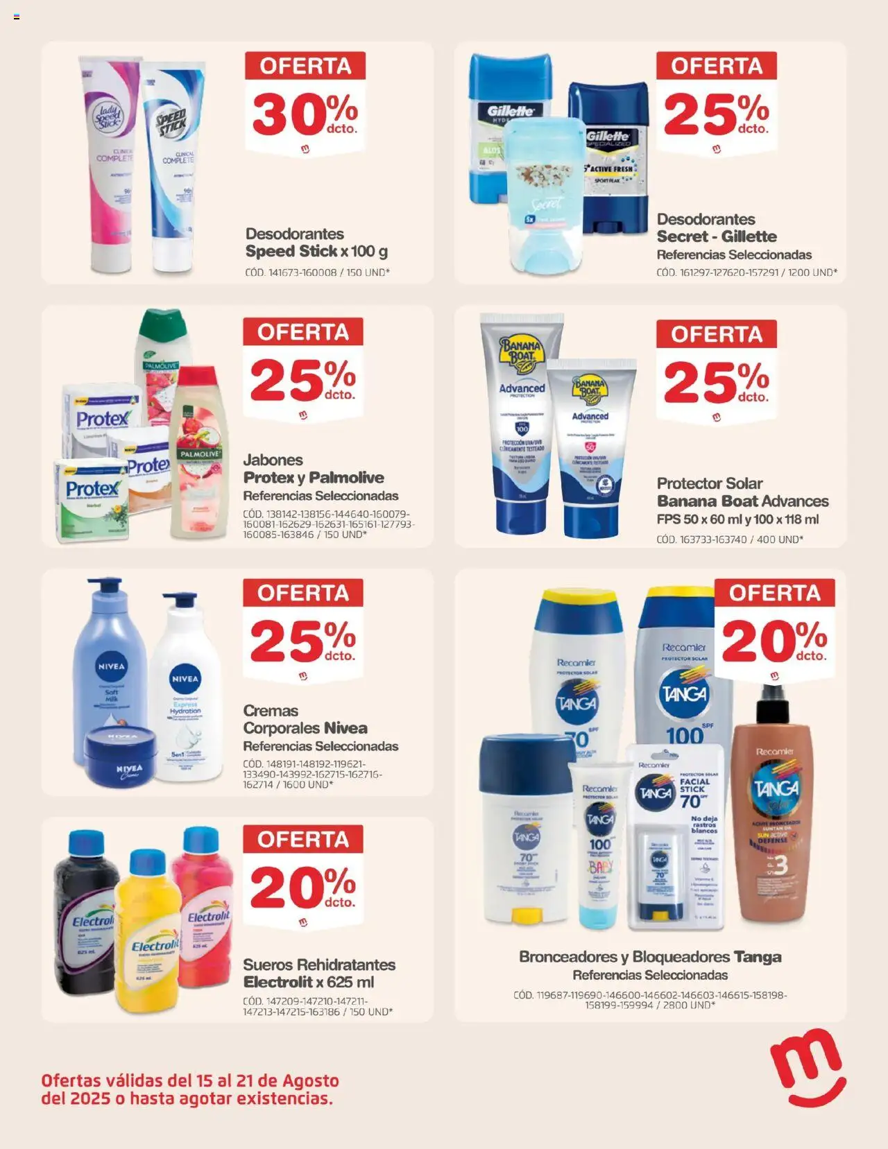 Makro revista - valida desde el 15.08.2025 | Página: 25 | Productos: Bronceador, Protector solar, Aceite