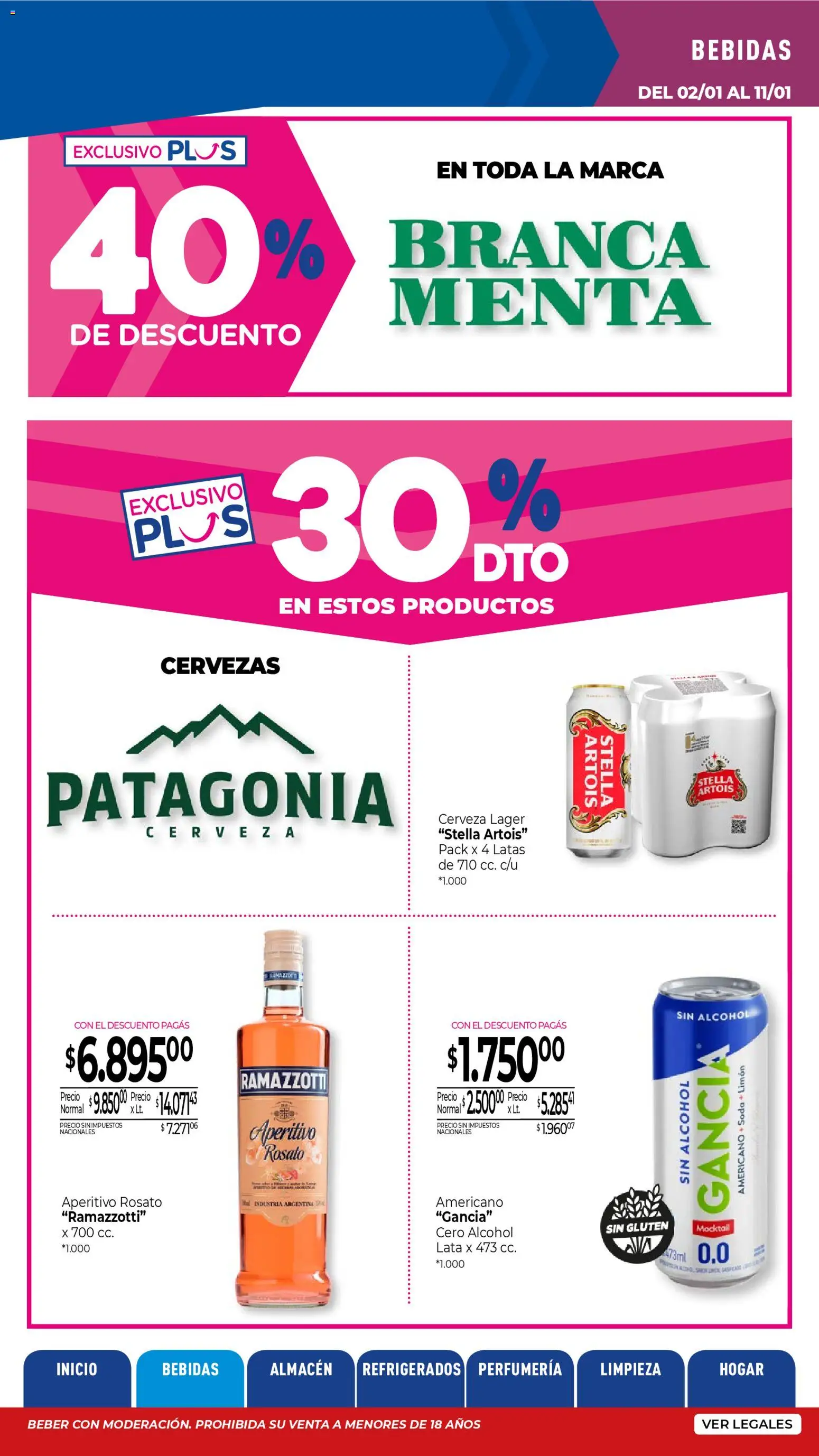 La Anonima catálogo │ válido desde el 02.01.2026 | Página: 4 | Productos: Soda, Limón, Cerveza