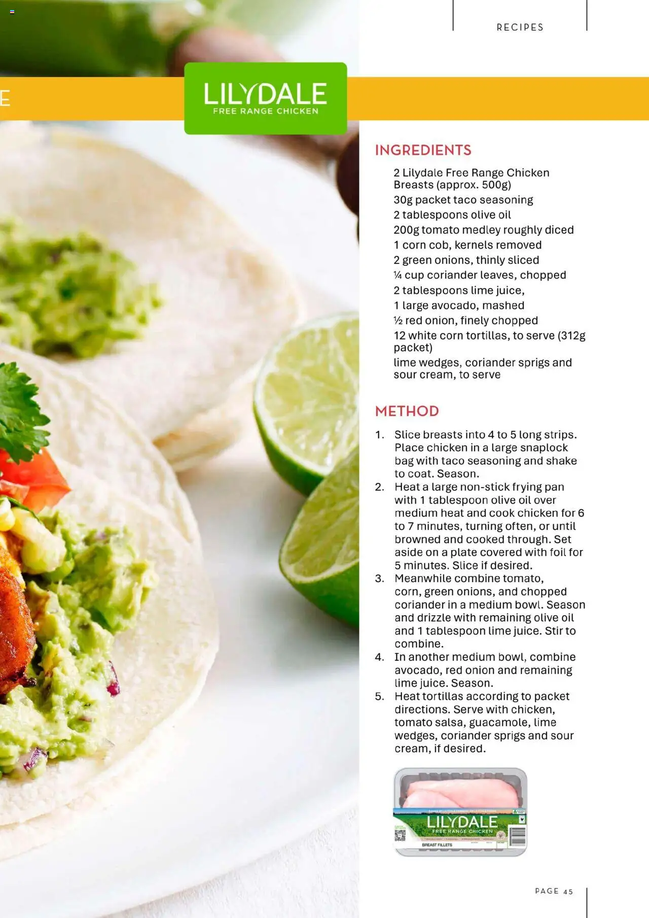 Drakes catalogue - valid from 01.08.2025 | Page: 45 | Products: Oil, Chicken, Tortillas, Bag