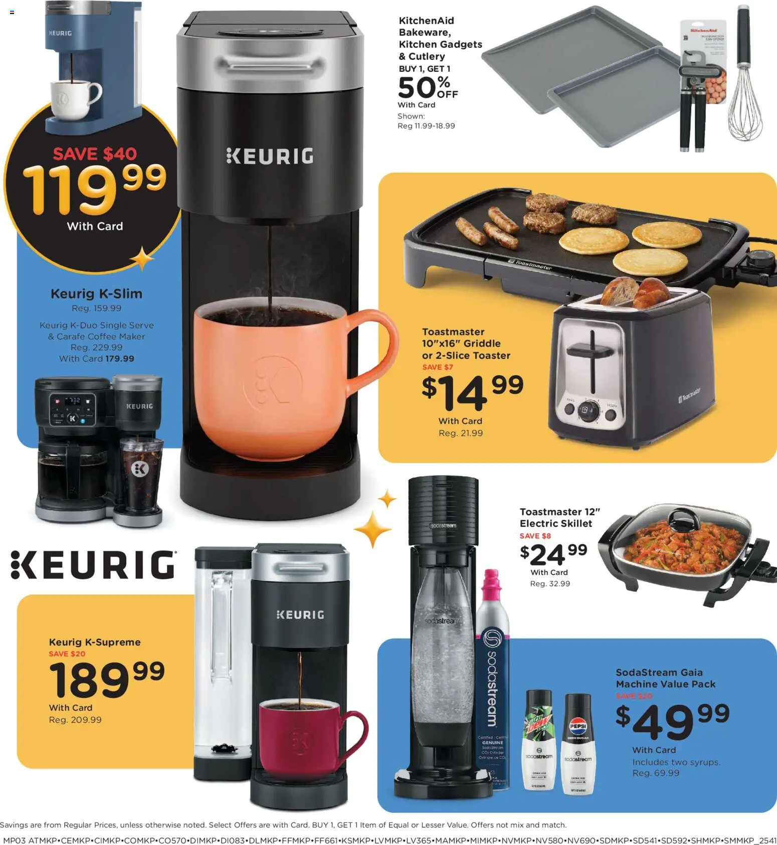 King Soopers Black Friday Deals - valid from 12.11.2025 | Page: 3 | Products: Toaster, Skillet, Coffee, Coffee maker