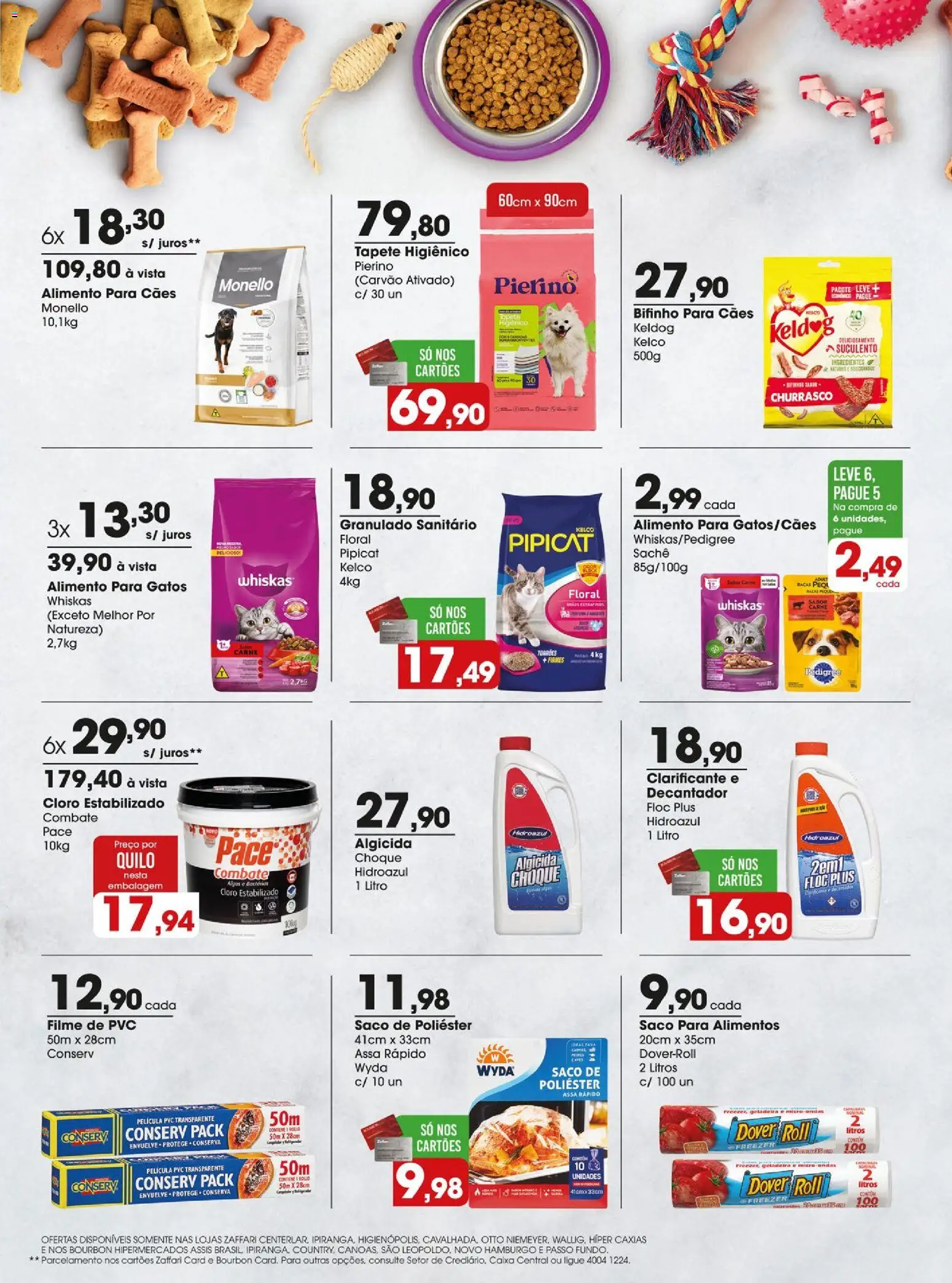 Zaffari Folheto - válido de 02.12.2025 | Página: 23 | Produtos: filme de PVC, Geladeira, Tapete higiênico, Carne