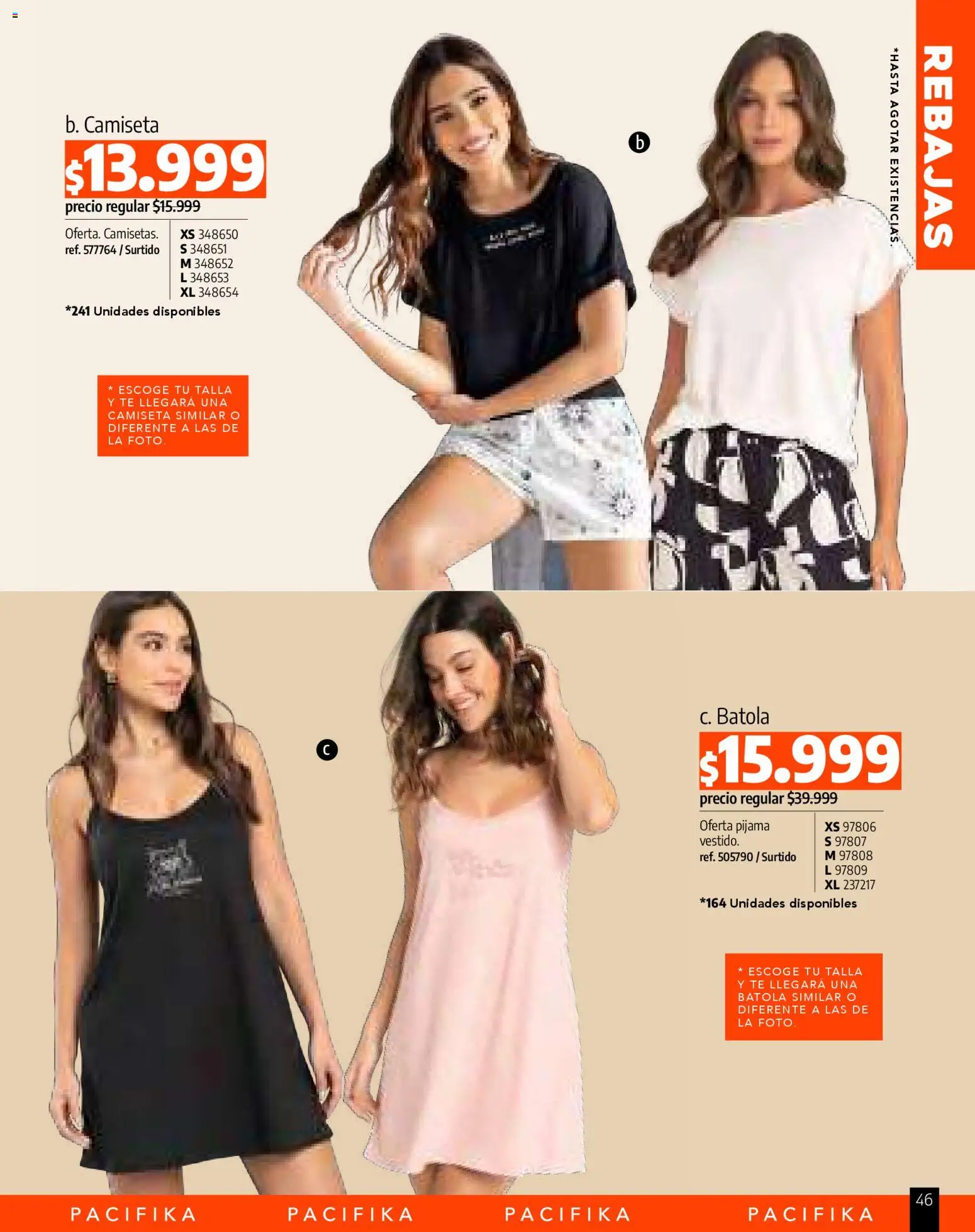 Pacifika revista - valida desde el 01.04.2026 | Página: 277 | Productos: Té, Camiseta, Pijama