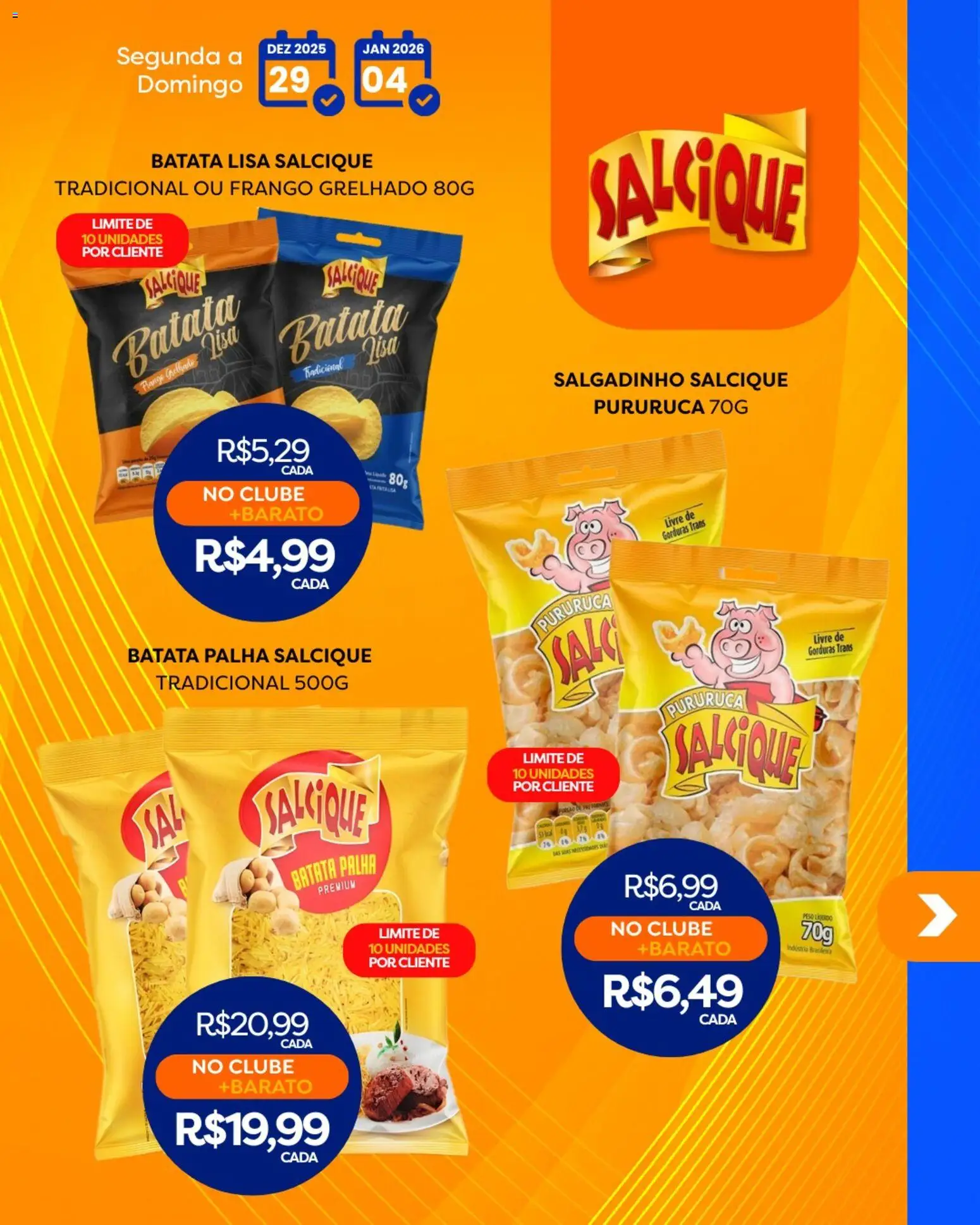 Rede Bom Lugar Folheto - válido de 29.12.2025 | Página: 1 | Produtos: Batata palha, Batata, Frango