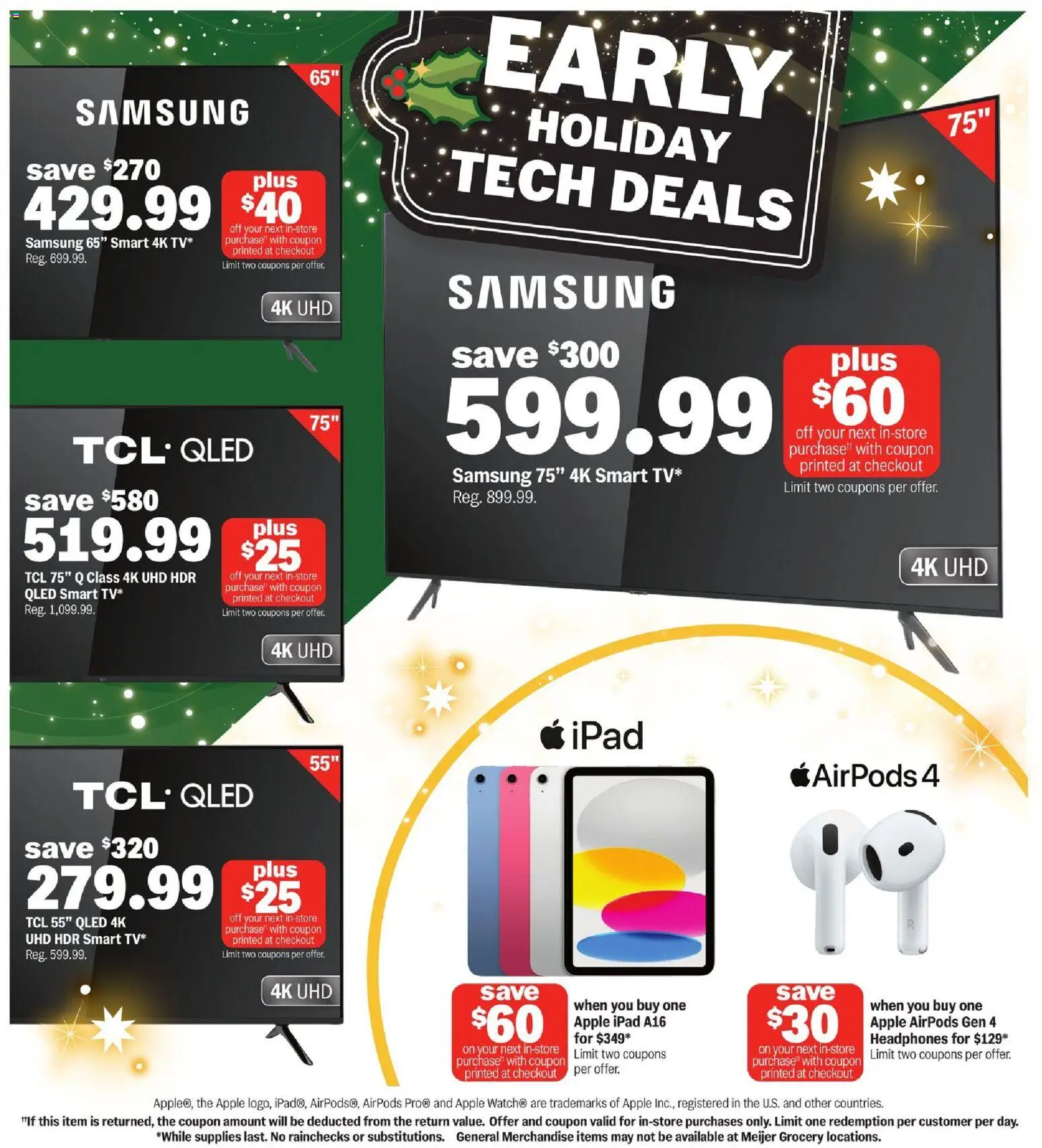 Meijer Pullout GM - MI - valid from 22.10.2025 | Page: 11 | Products: Headphones, Ipad