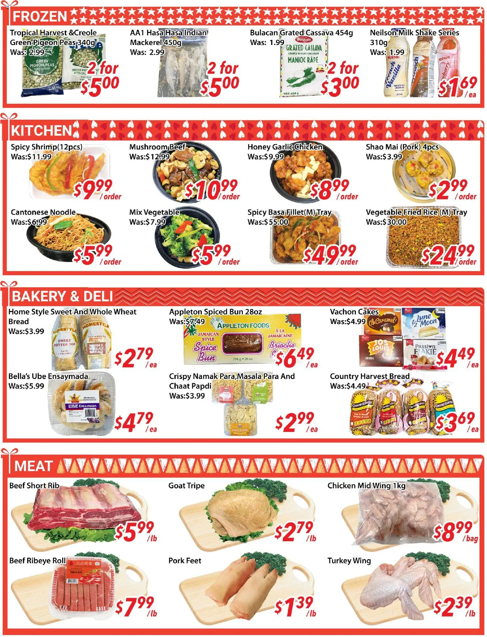 Ample Food Market flyer valid from 09.01.2026 | Page: 4 | Products: Rice, Beef, Turkey, Bread