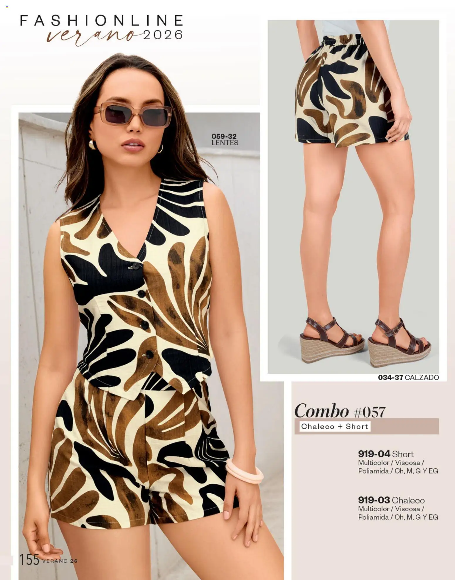 Nuevas ofertas de Cklass válidas en toda la República Mexicana desde el 05.03.2026. ¡Encuentra las mejores ofertas en Cklass catálogo Complemento Verano Ropa! | Página: 156 | Productos: Chaleco, Lentes, Short