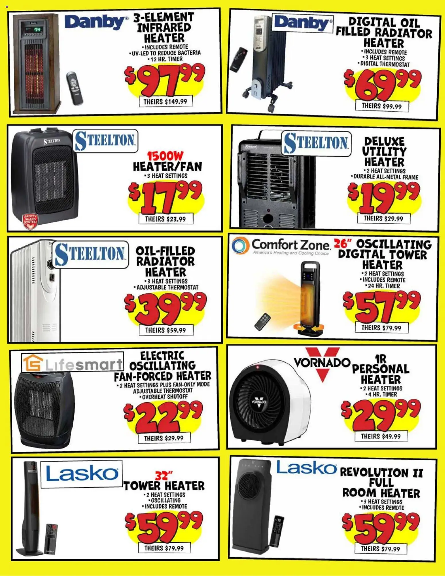 Ollie's Red Hot Deals - valid from 10.11.2025 | Page: 2 | Products: Radiator, Oil, Thermostat