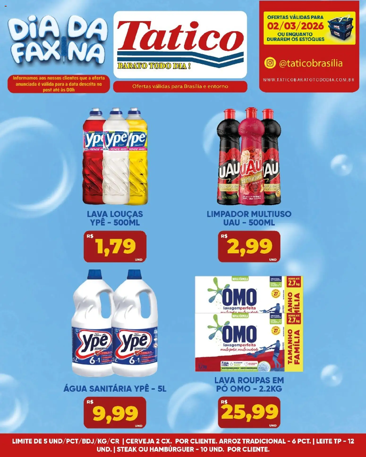 Tatico Folheto - válido de 02.03.2026 | Página: 17 | Produtos: Perfume, Limpador multiuso, Cerveja, Perfumes