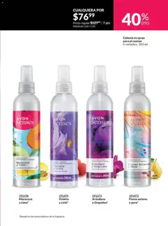 Vista previa de Maracuyá y Lima, Tropical Party Colonia Spray Corporal con extracto de origen natural, nuevo folleto de la tienda, válido en México a partir del 07.11.2025 | Página: 213 | Productos: Pera, Lima