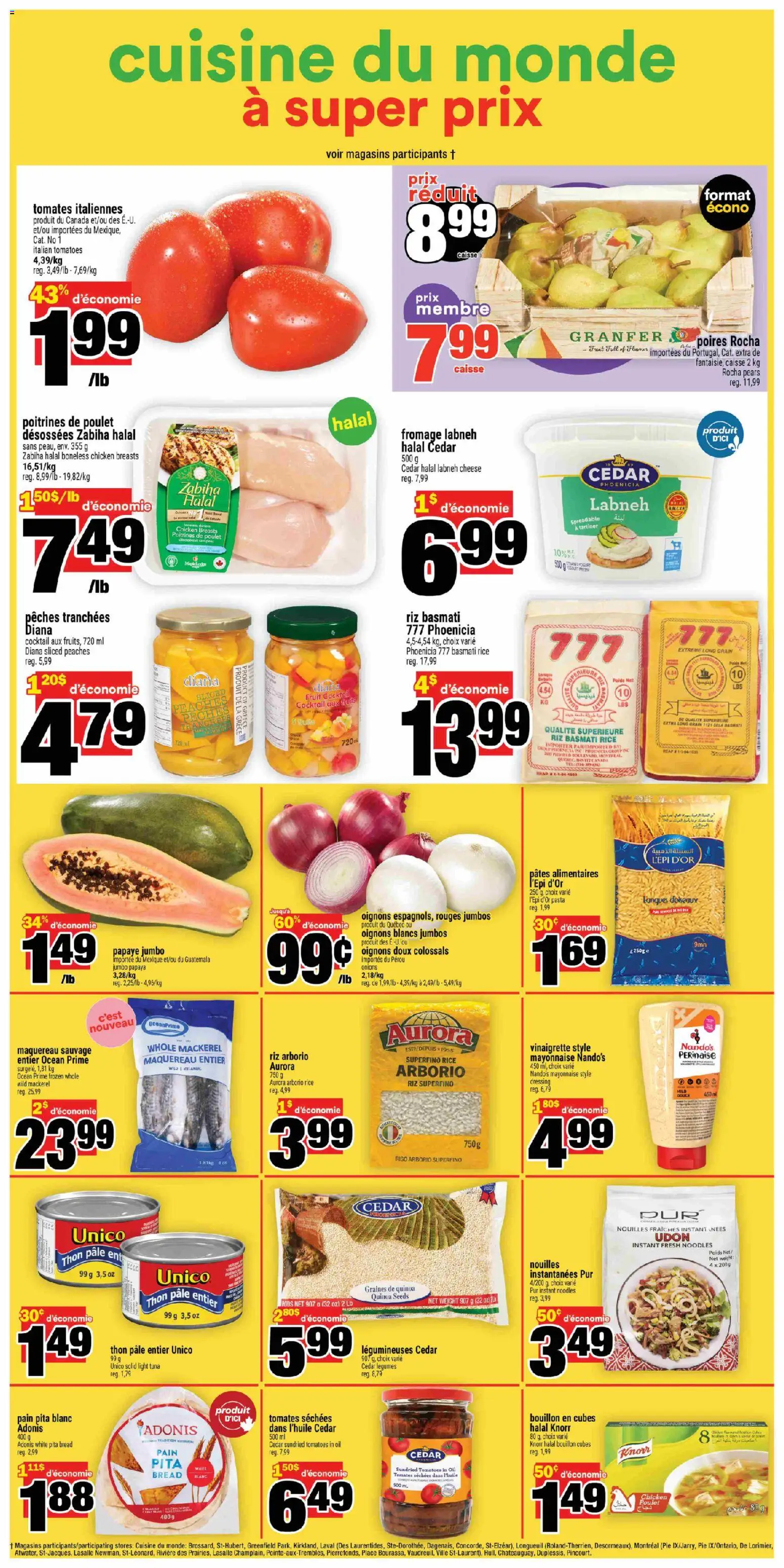 Super C flyer valid from 08.01.2026 | Page: 14 | Products: Pasta, Chicken breasts, Oil, Tomatoes