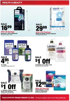 Preview of Bi-Mart weekly ads valid from 17.02.2026 | Page: 6 | Products: Toothbrush, Tampons, Water, Briefs