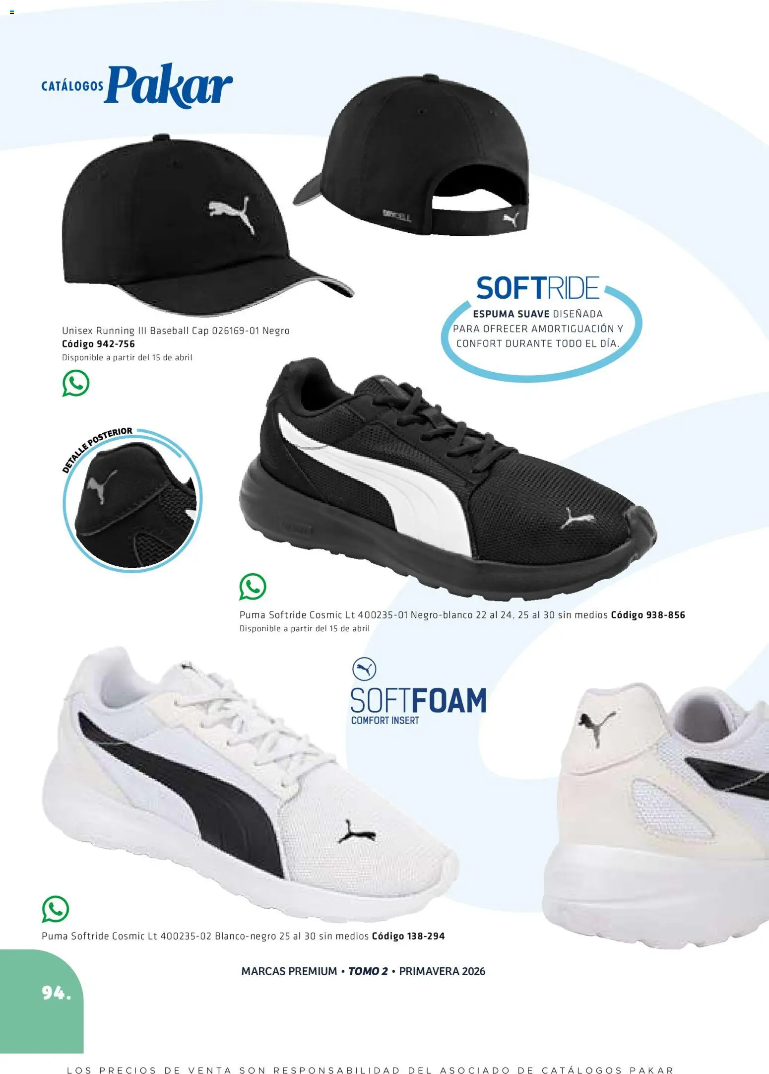 Nuevas ofertas de SC Pakar válidas en toda la República Mexicana desde el 27.02.2026. ¡Encuentra las mejores ofertas en SC Pakar catálogo Premium Men Tomo 2! | Página: 94 | Productos: Espuma