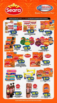 Bramil Supermercados - Ofertas Seara - Pré-Visualização do folheto da loja Bramil Supermercados, válido de 06.11.2025