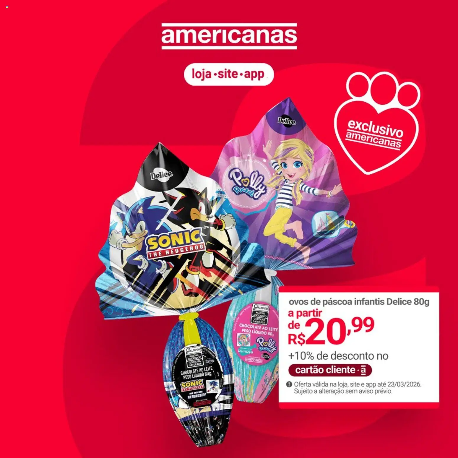 Lojas Americanas Folheto - válido de 23.03.2026 | Página: 1