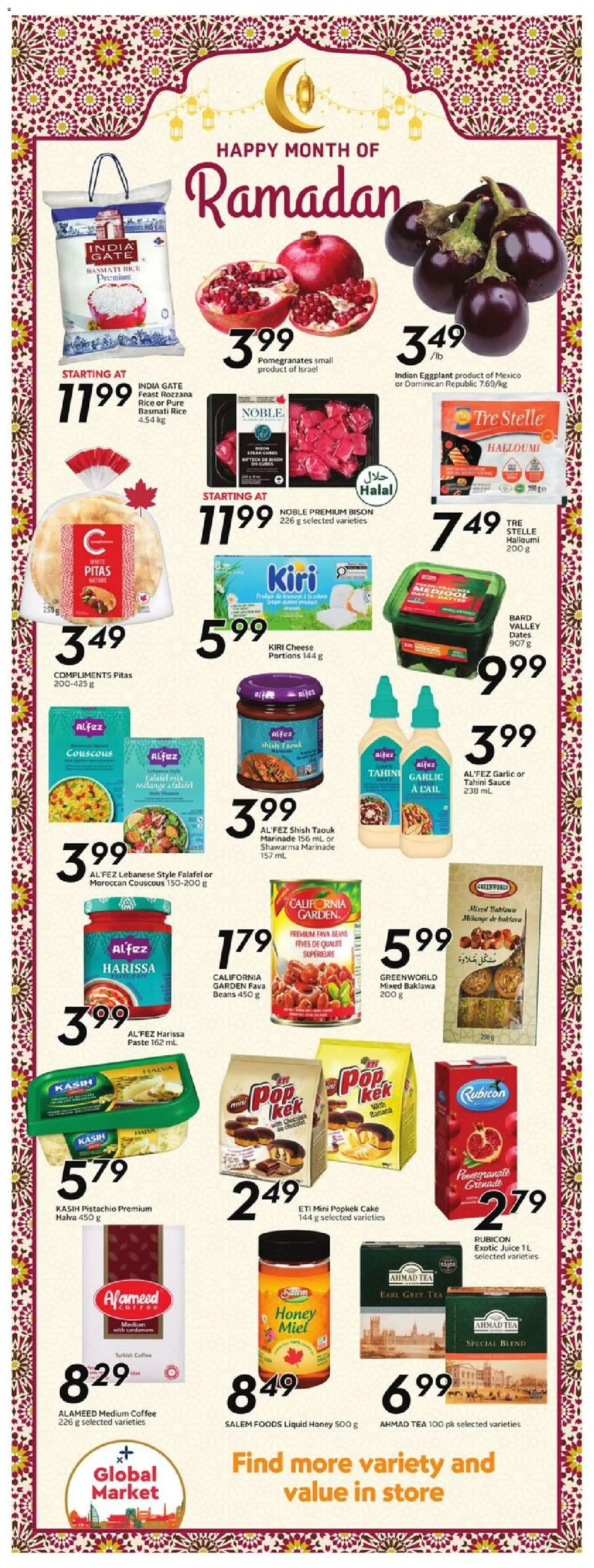 Safeway flyer valid from 12.02.2026 | Page: 15 | Products: Rice, Tea, Cheese, Juice