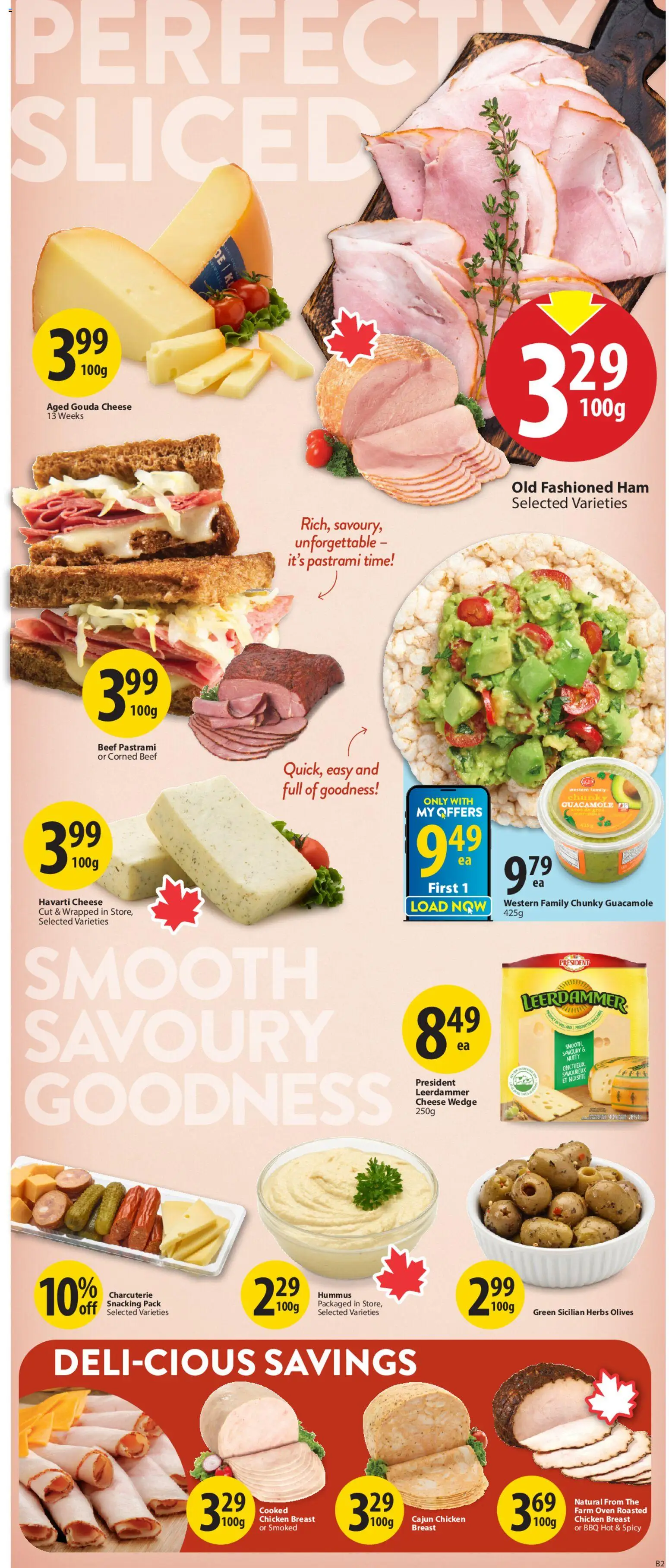 Save on foods flyer valid from 15.01.2026 | Page: 11 | Products: Oven, Cheese, Ham, Chicken