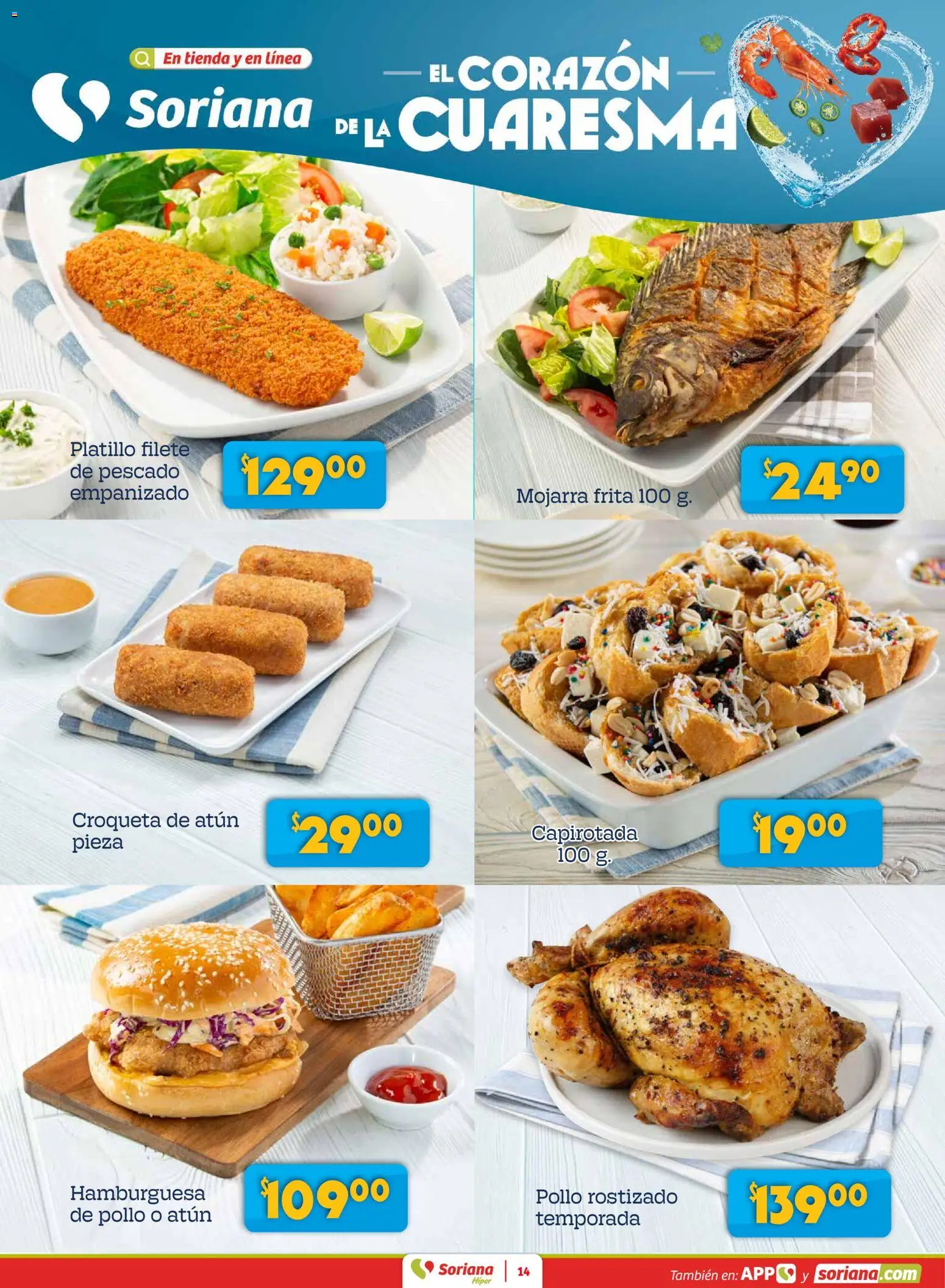 Nuevas ofertas de Soriana válidas en toda la República Mexicana desde el 12.02.2026. ¡Encuentra las mejores ofertas en Soriana - Preciazazaso Híper: BCS, Jal, Nay, Sin, Son! | Página: 14 | Productos: Pollo, Atún