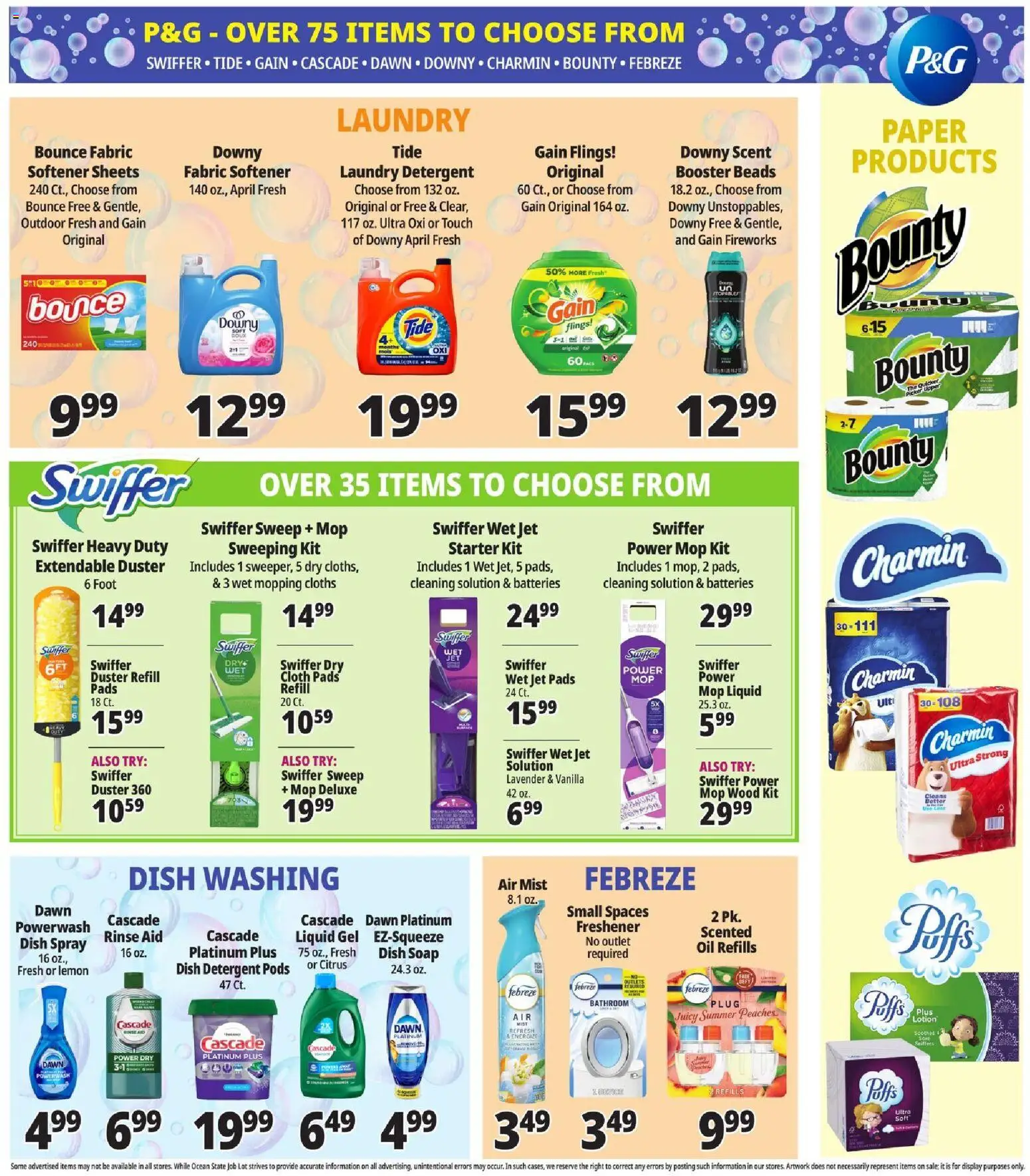 Ocean State Job Lot Weekly Ad - valid from 23.04.2026 | Page: 19 | Products: Peaches, Soap, Detergent, Lemon
